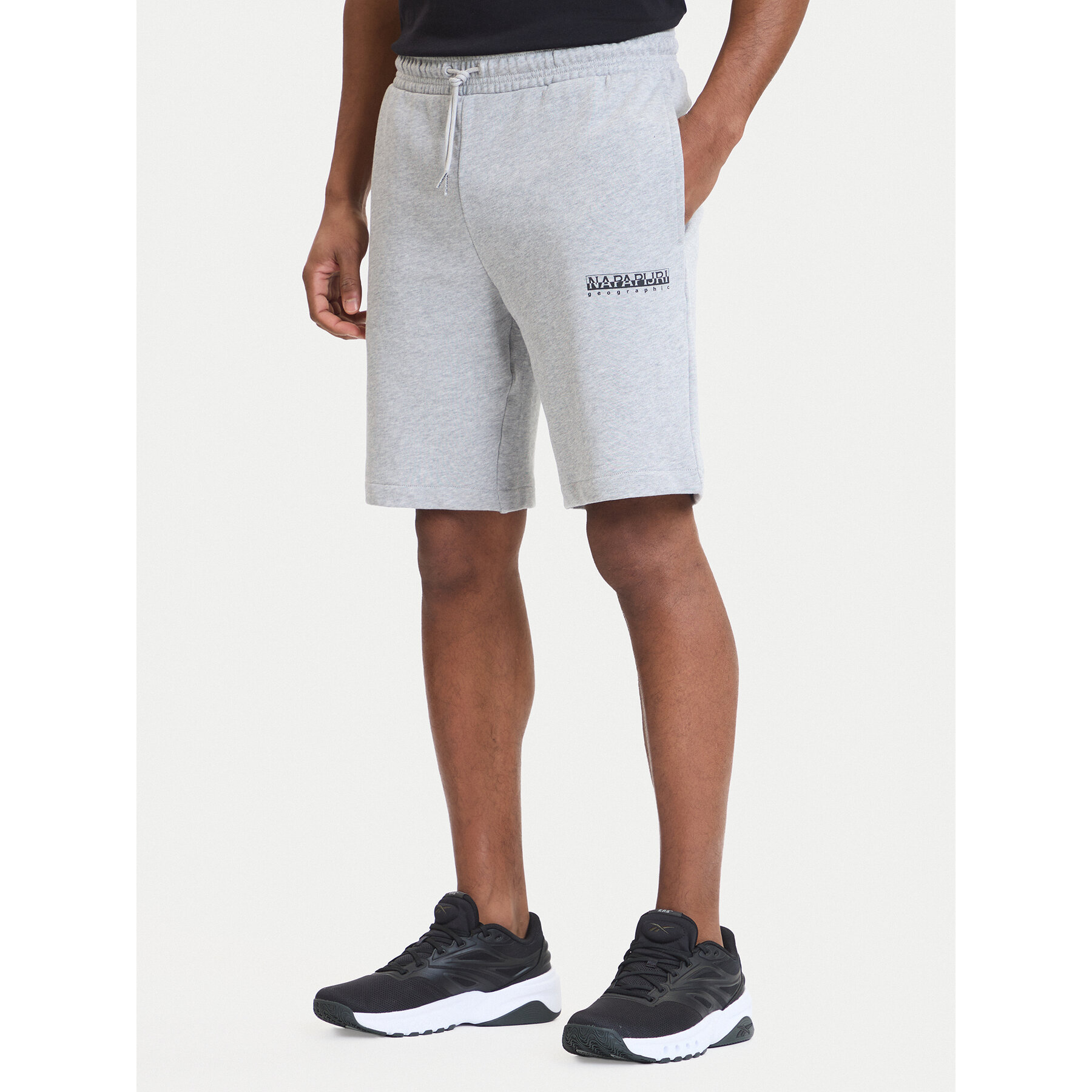 Napapijri Sportshorts N-Gori NP0A4IBQ Grau Regular Fit