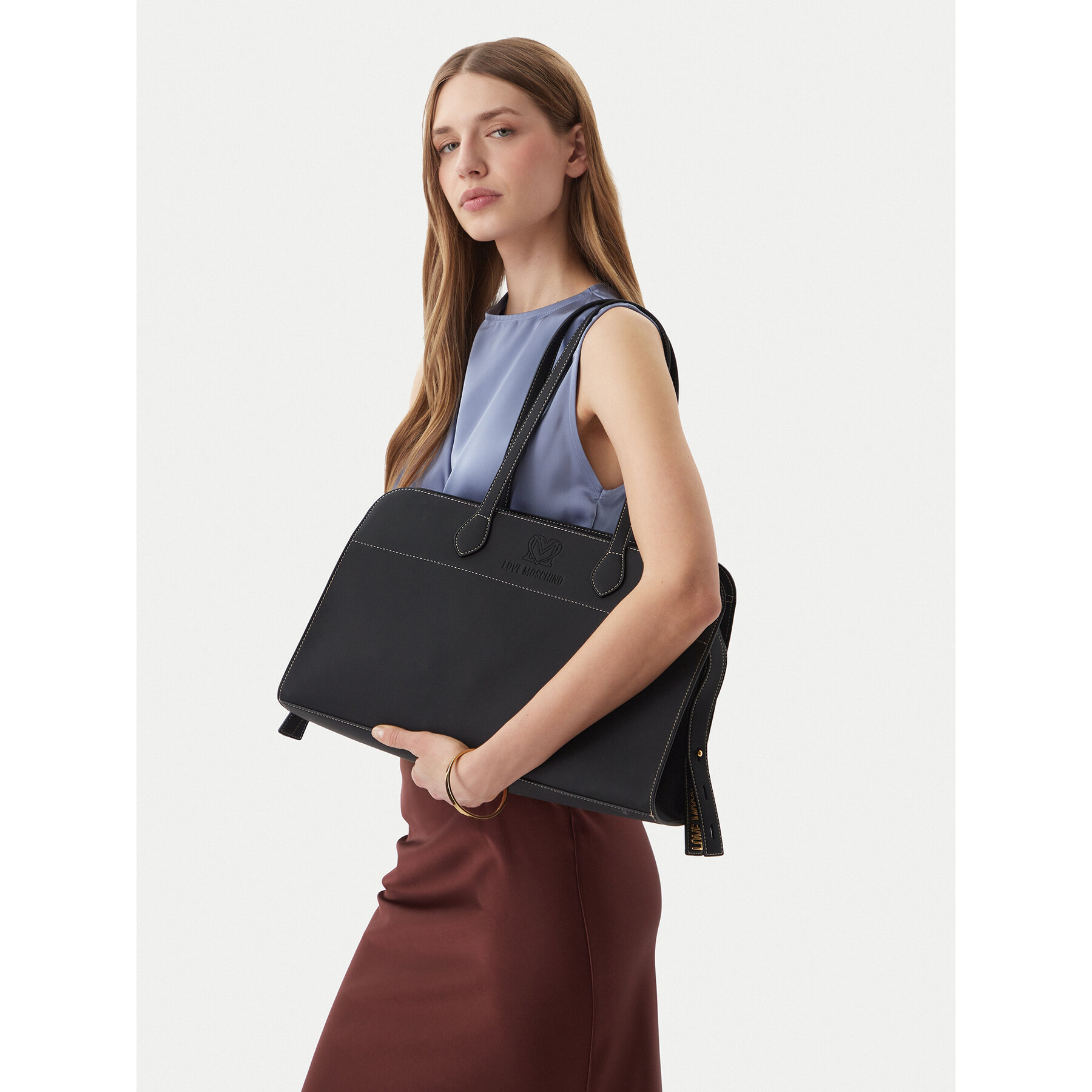 Geantă LOVE MOSCHINO JC4271PP0OKI0000 Negru