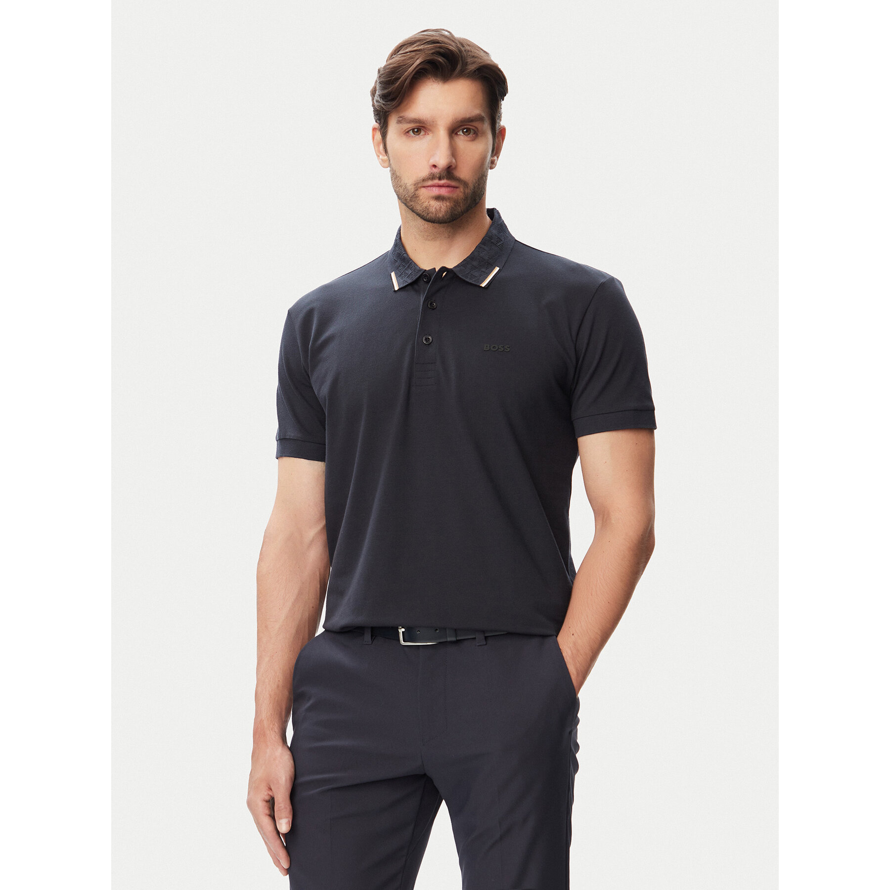 BOSS Polo Swing Paddy 50564779 Tamnoplava Regular Fit