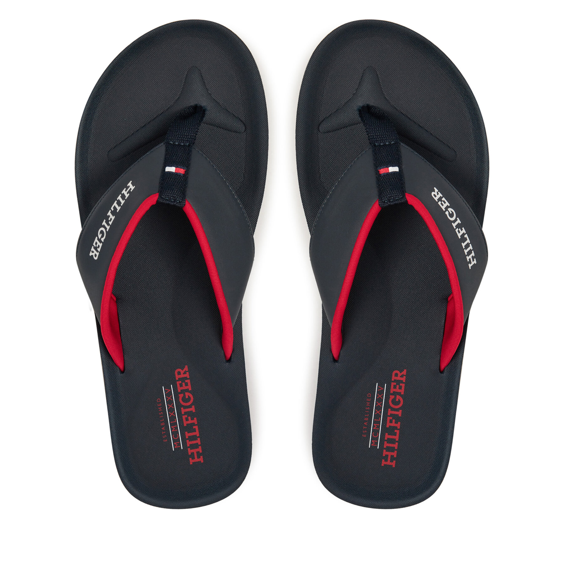 Pánske Žabky Tommy Hilfiger, Rozmer: 43, Tmavomodrá, Padded Comfort Hilfiger B Sandal FM0FM05440