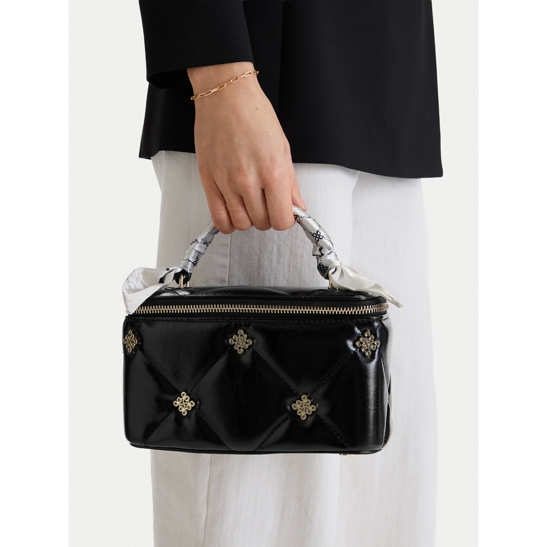 Geantă Nine West EO-Delancey Moon-KS2575-1 Negru