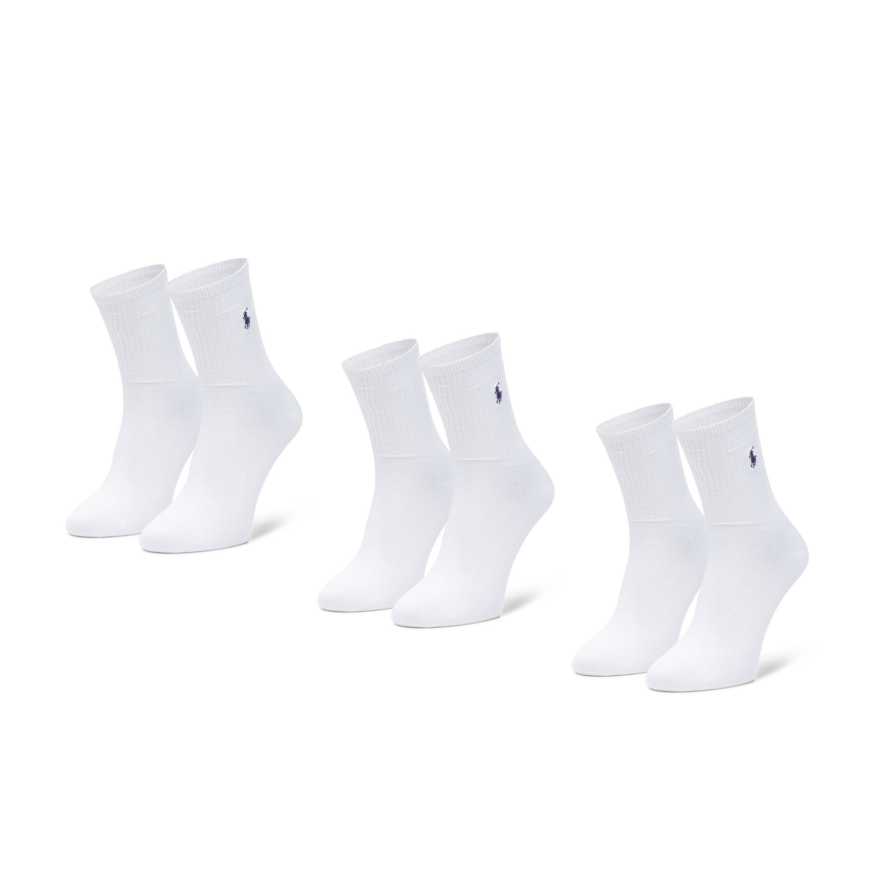 

Набір 3 пар високих жіночих шкарпеток Polo Ralph Lauren 455767743002 White, Білий