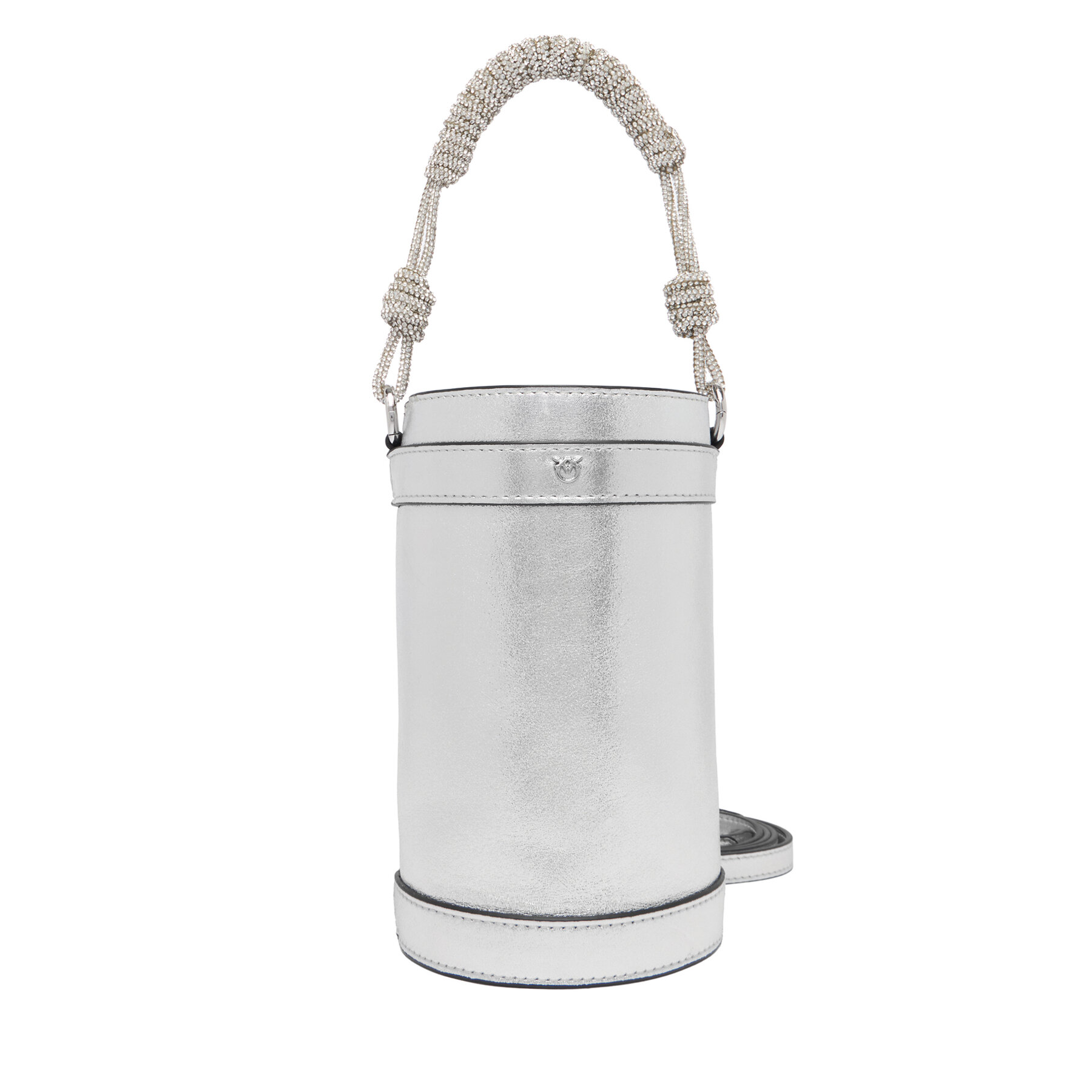 Geantă PINKO Mini Bucket Manico 25-26 PLTT 105910 Argintiu