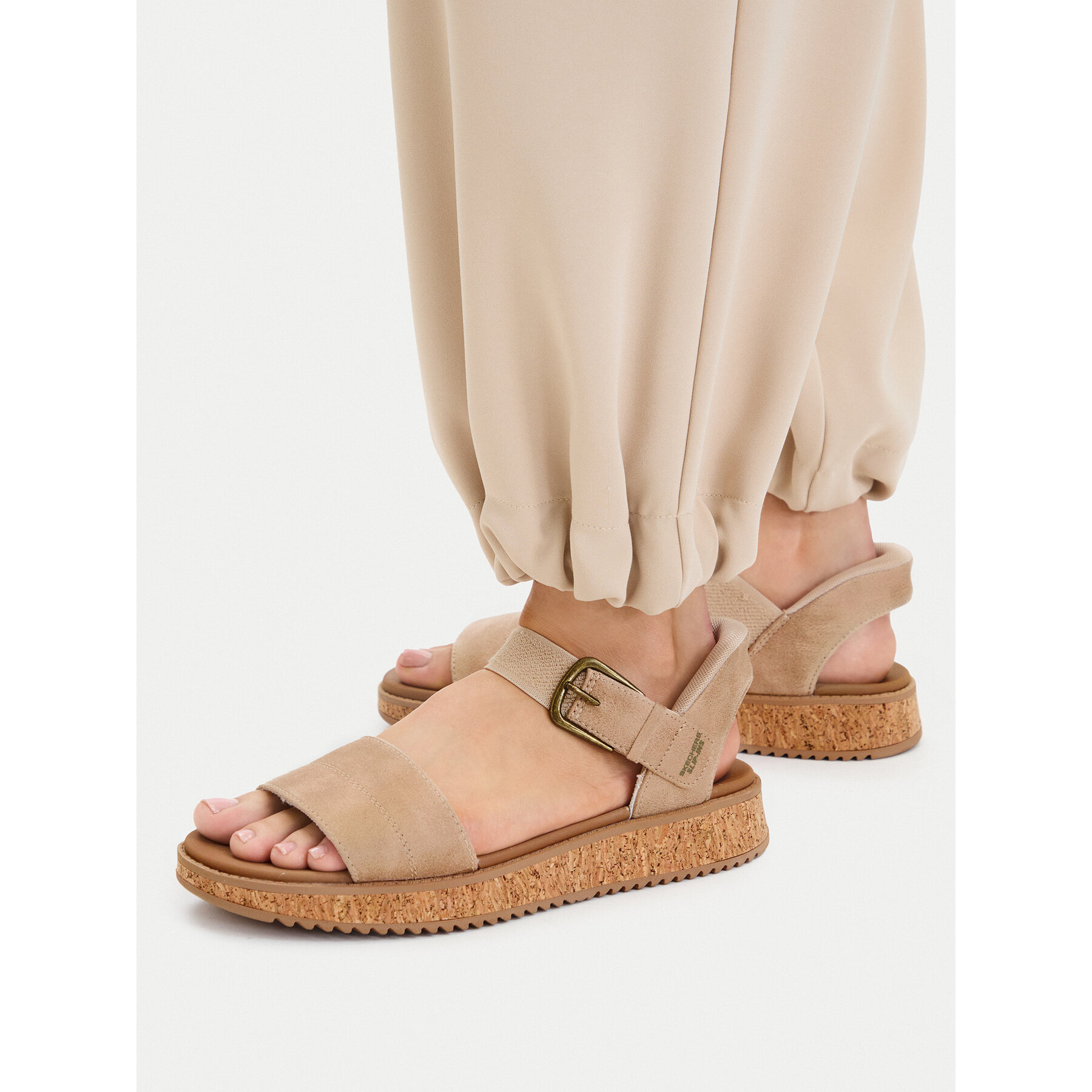 Сандали Skechers Bobs Sun Vibe 114423/NAT Бежов