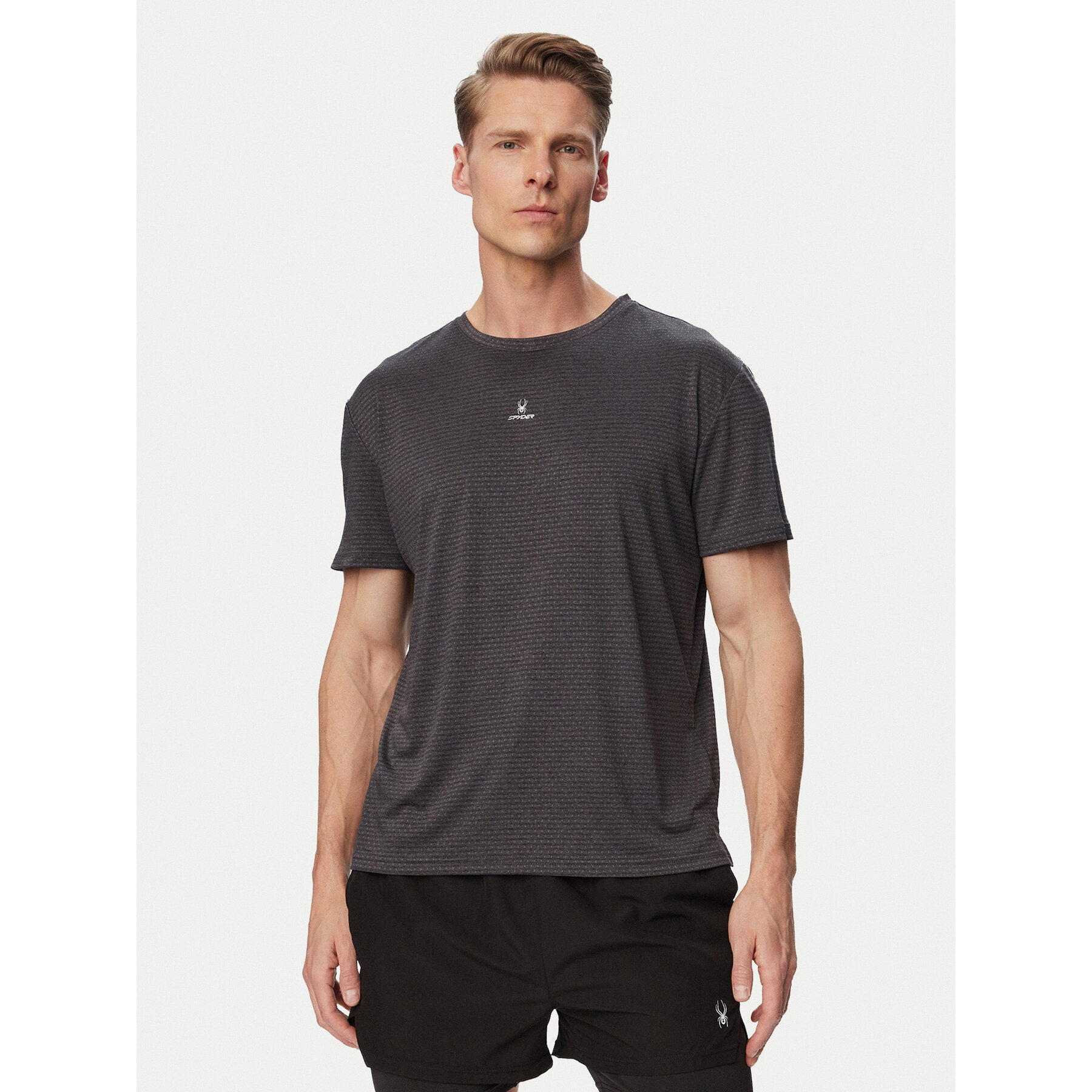 Spyder T-Shirt W126-SPMJO-1004-48X Grau Regular Fit
