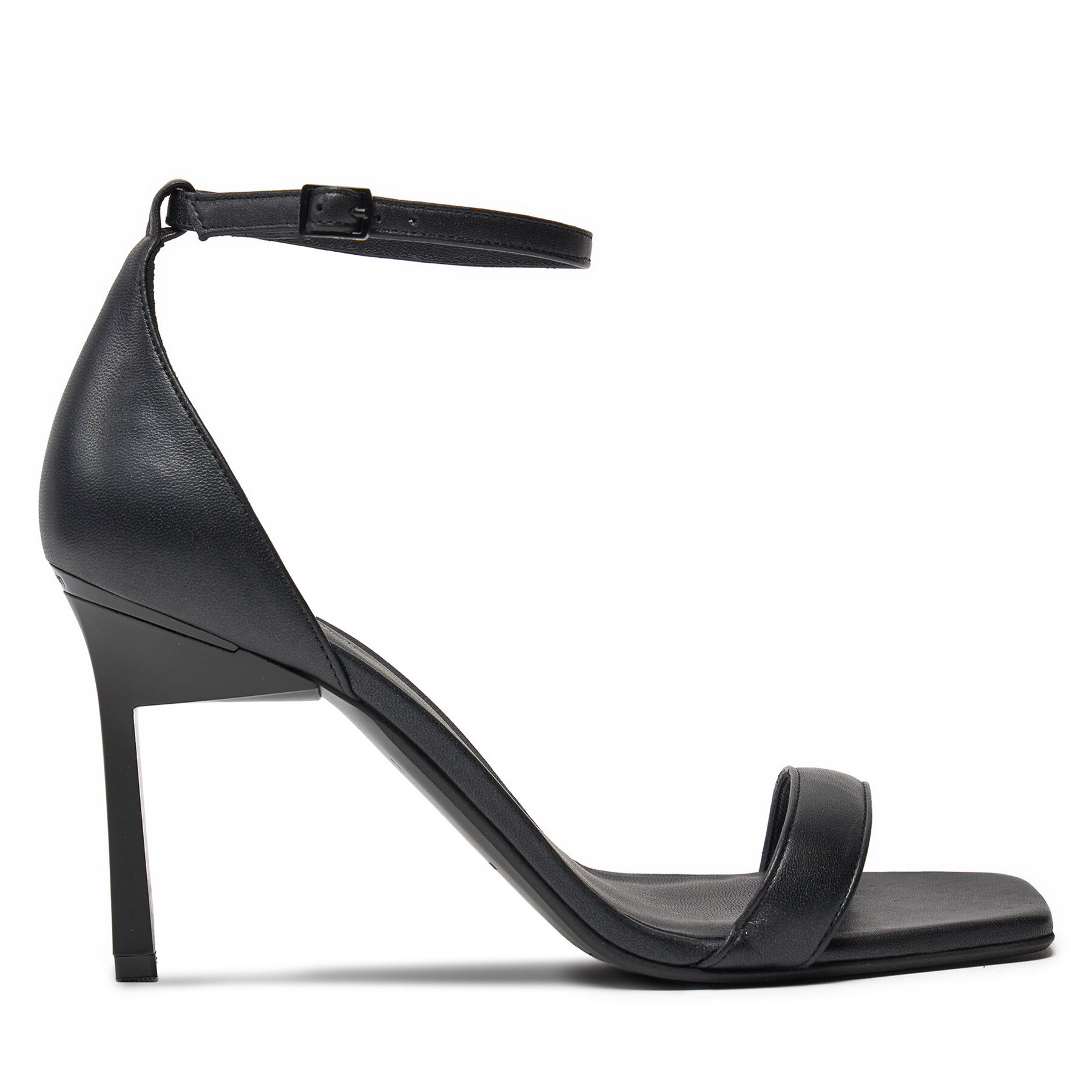 Női Szandál Calvin Klein, Méret: 41, Fekete, Heel Sandal 90 Pearl Lth HW0HW02066