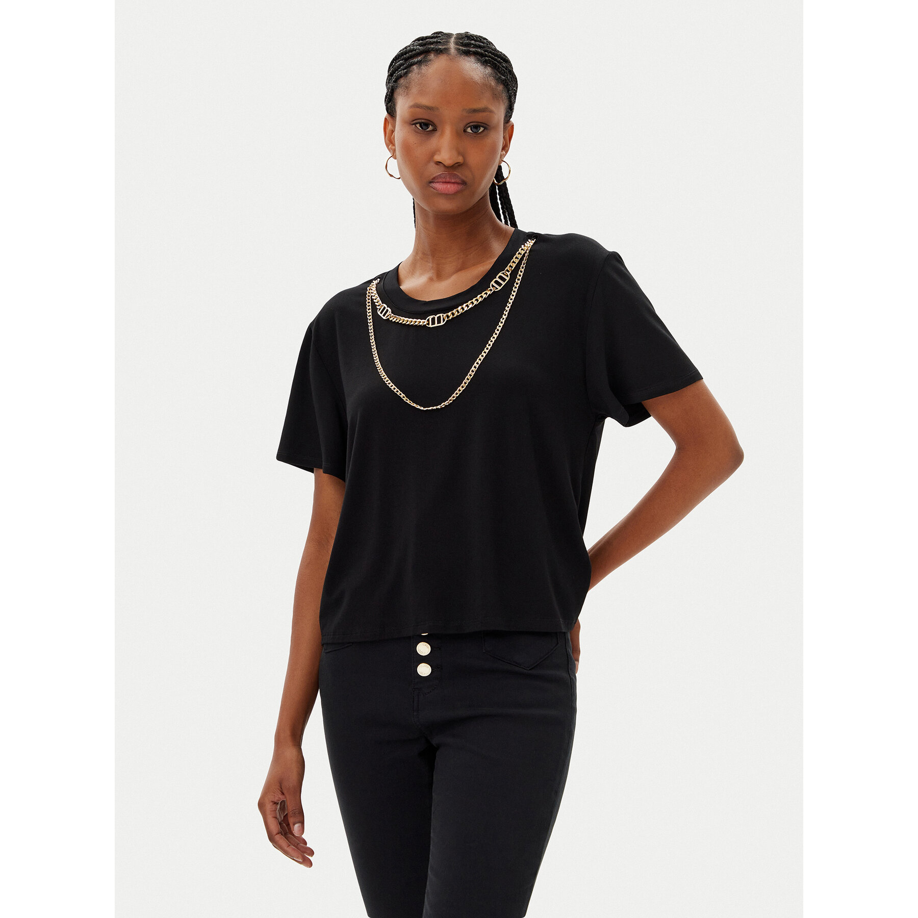 MET MET T-Shirt M10 262TP Μαύρο Regular Fit