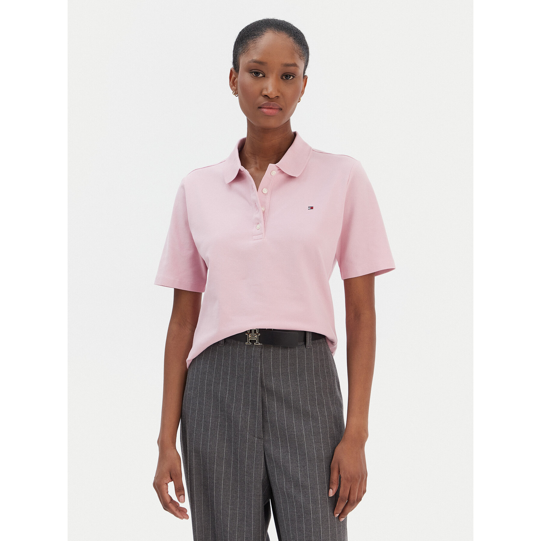 Tommy Hilfiger Poloshirt 1985 WW0WW43224 Rosa Regular Fit