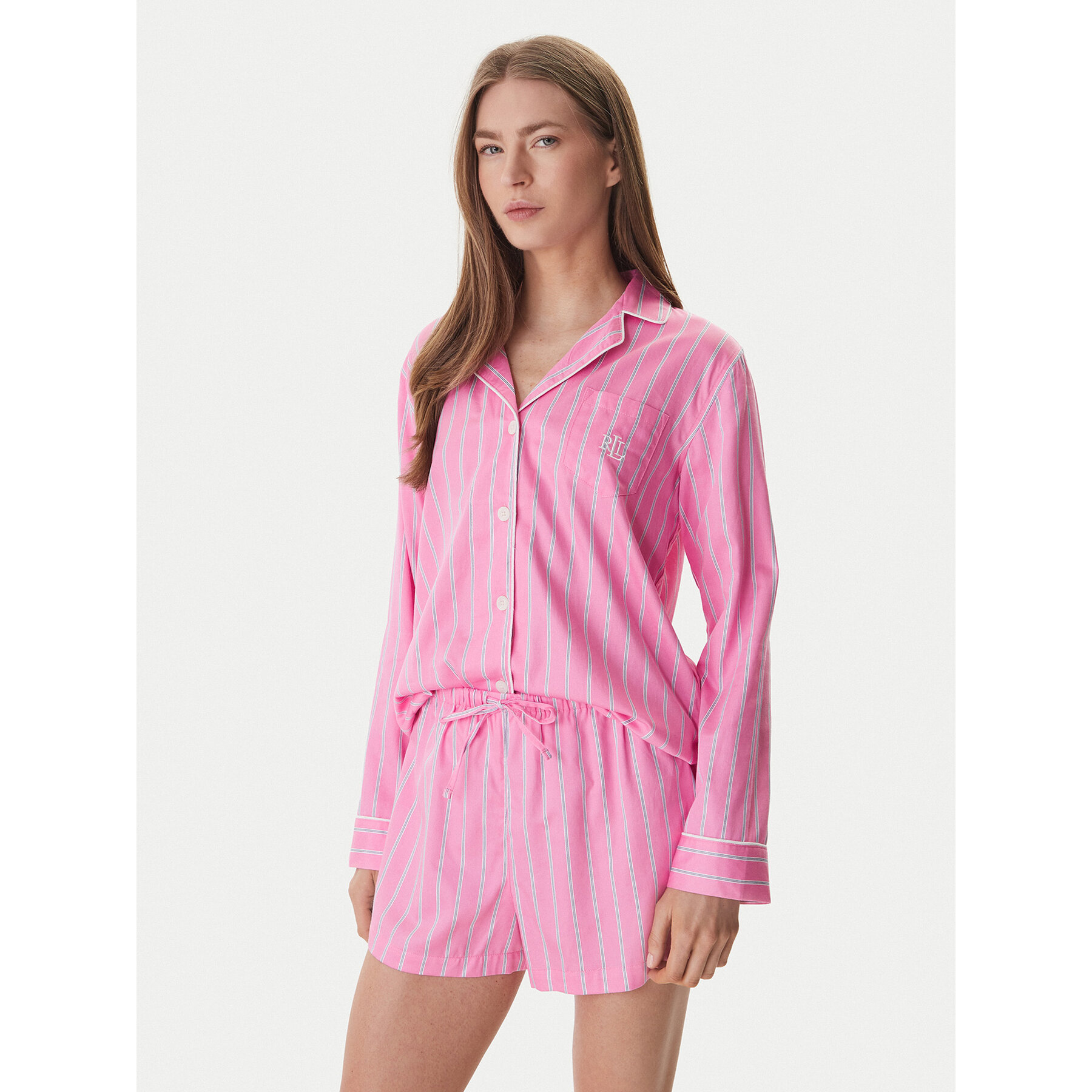 LAUREN RALPH LAUREN Πιτζάμα ILN12489 Ροζ Regular Fit