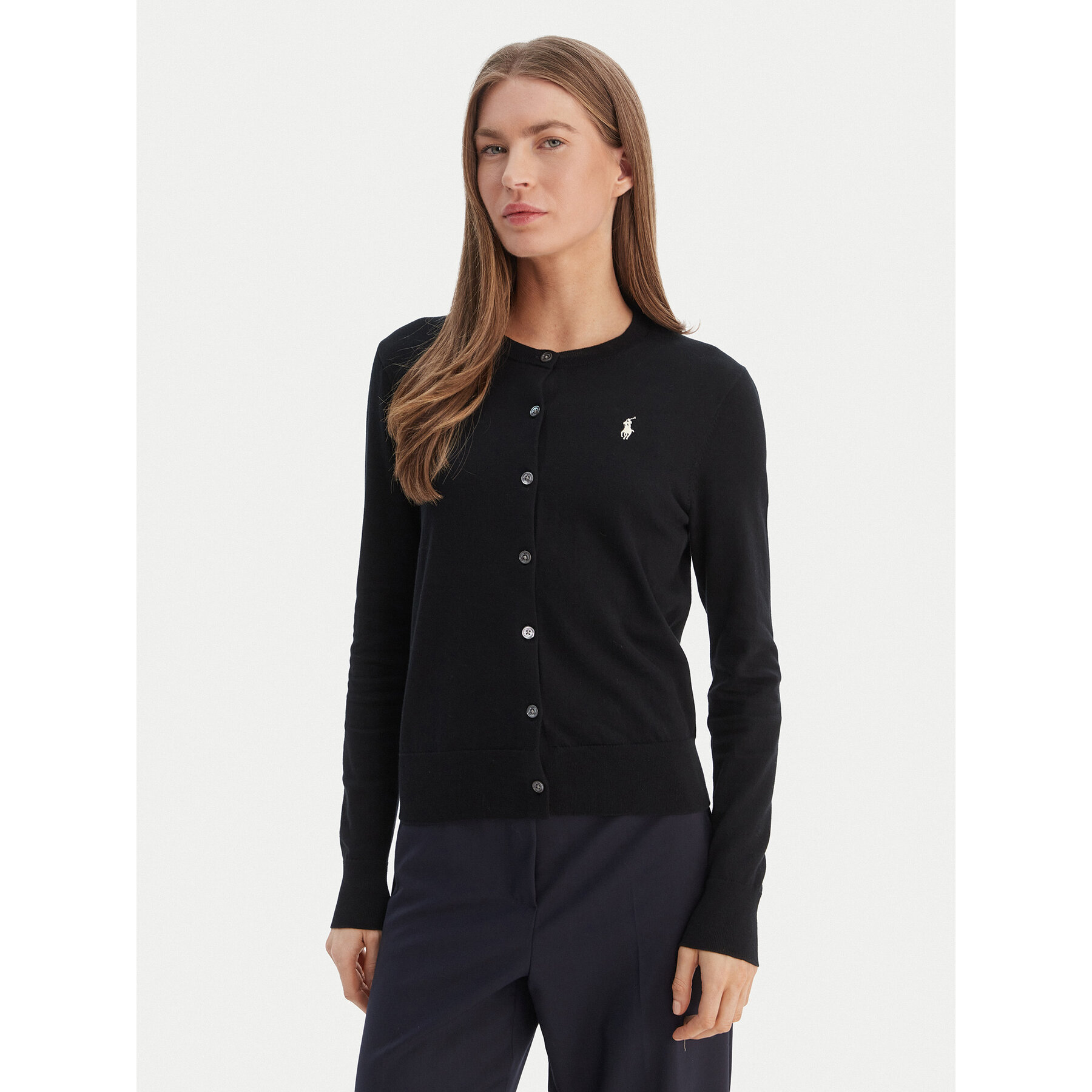 Polo Ralph Lauren Strickjacke 211971871005 Schwarz Slim Fit