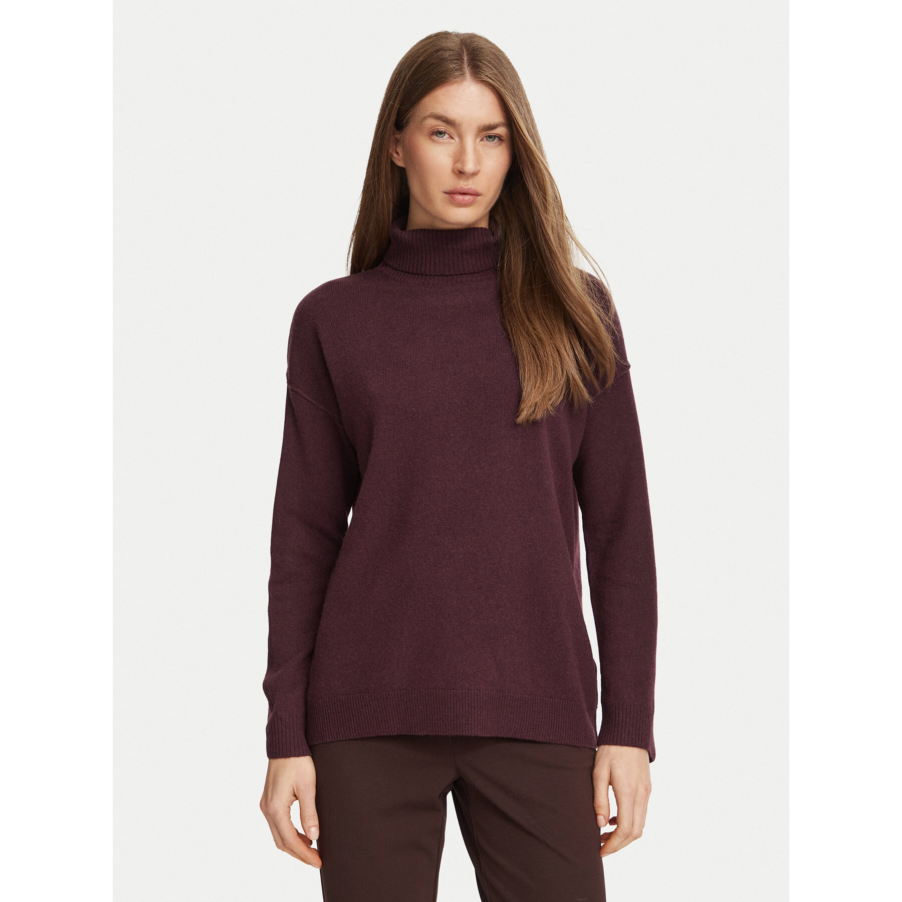 Marella Pullover 2625366262200 Dunkelrot Regular Fit