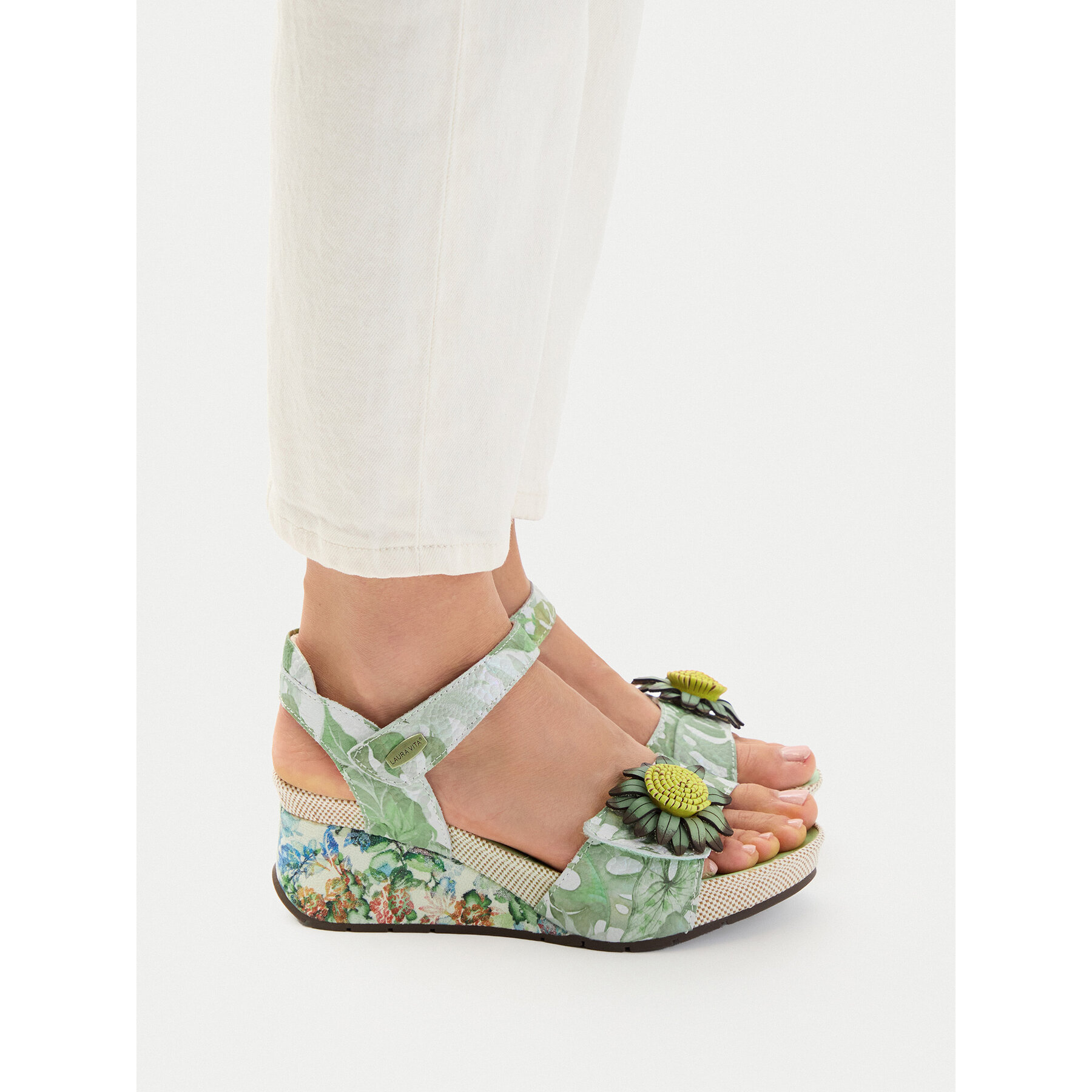 Sandale Laura Vita Barry 36 Verde