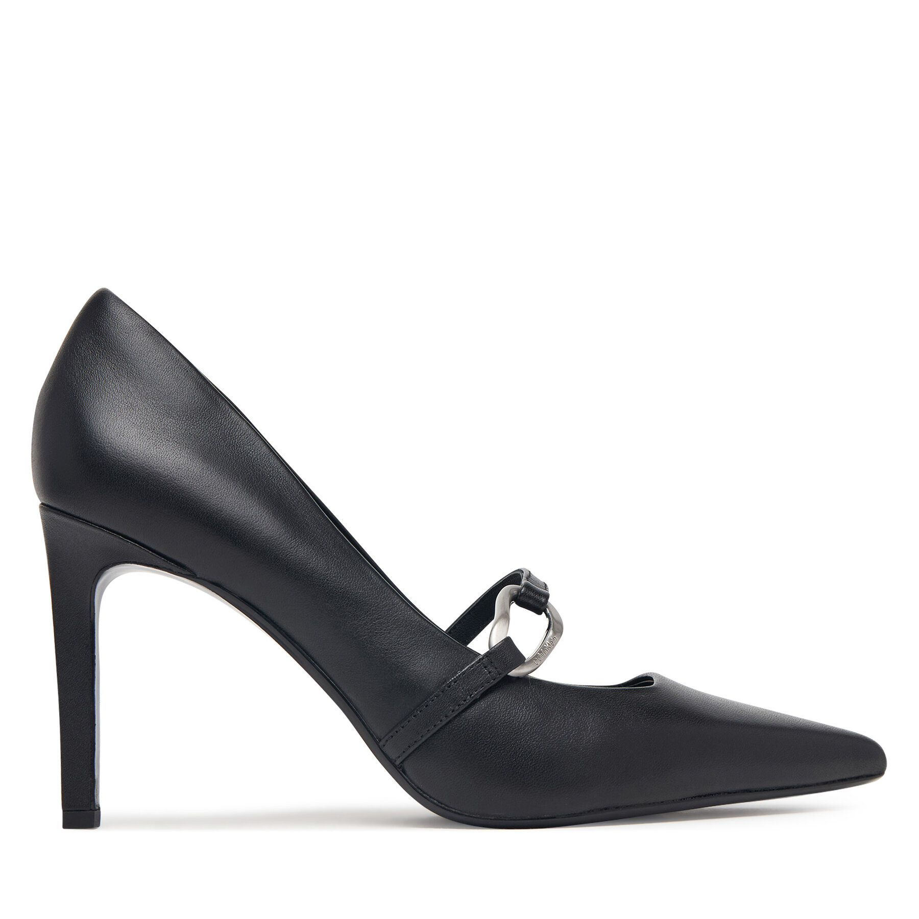 Čevlji z visoko peto Calvin Klein Ess Stiletto 90 Hdw Lth HW0HW03303 Črna