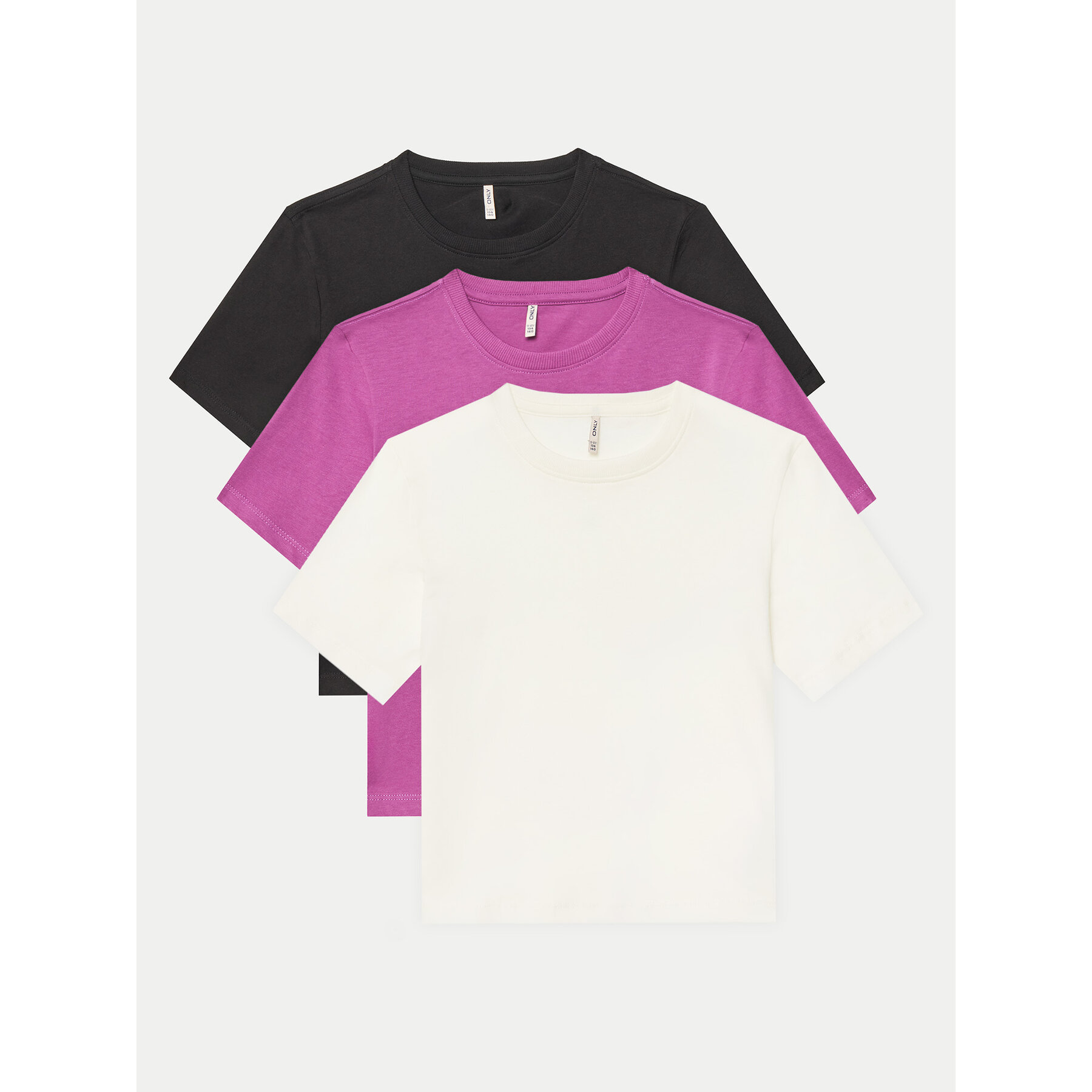Kids ONLY Kids ONLY Σετ 3 T-Shirts Rex 15350718 Έγχρωμο Regular Fit