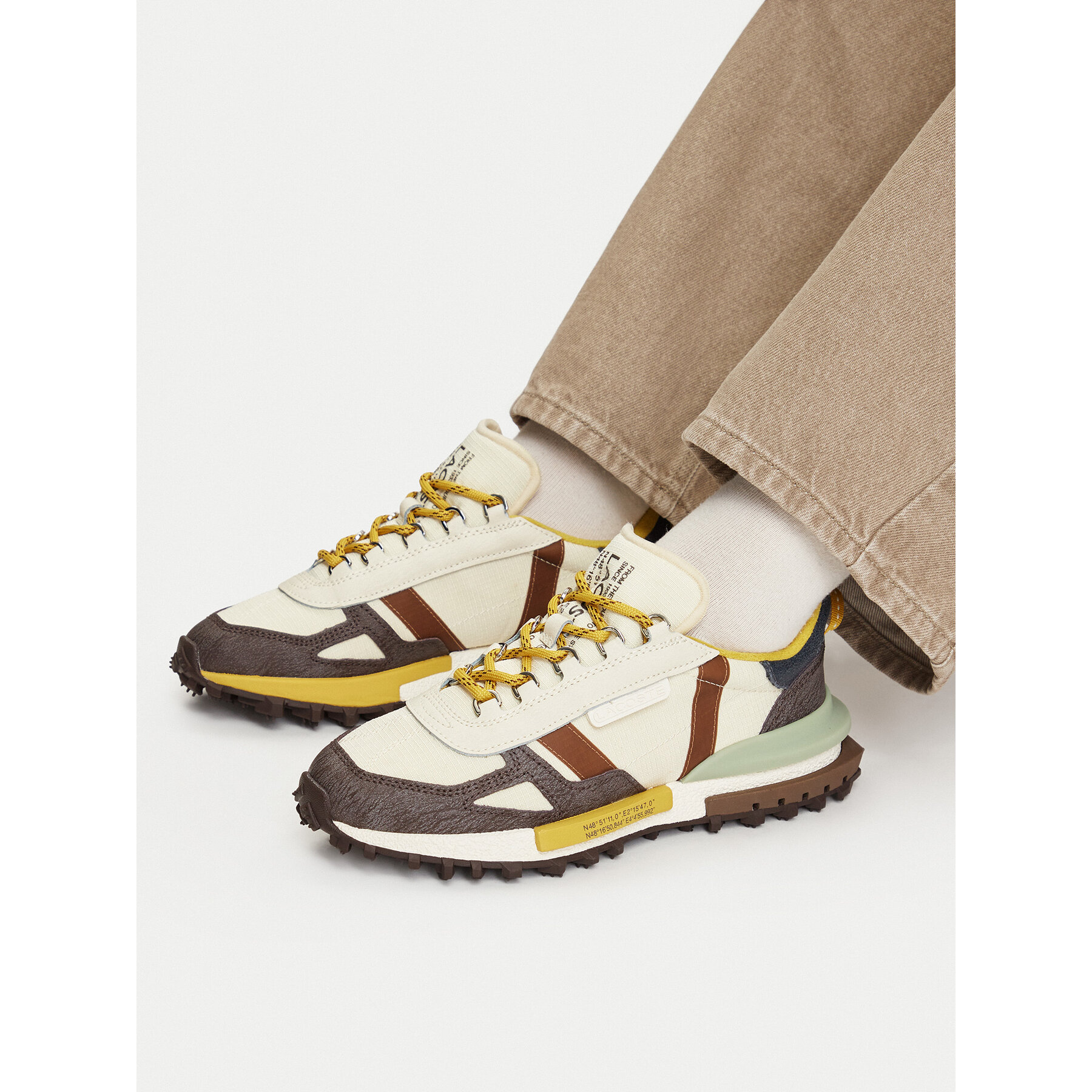 Сникърси Lacoste 52SFA0141 Светлобежов