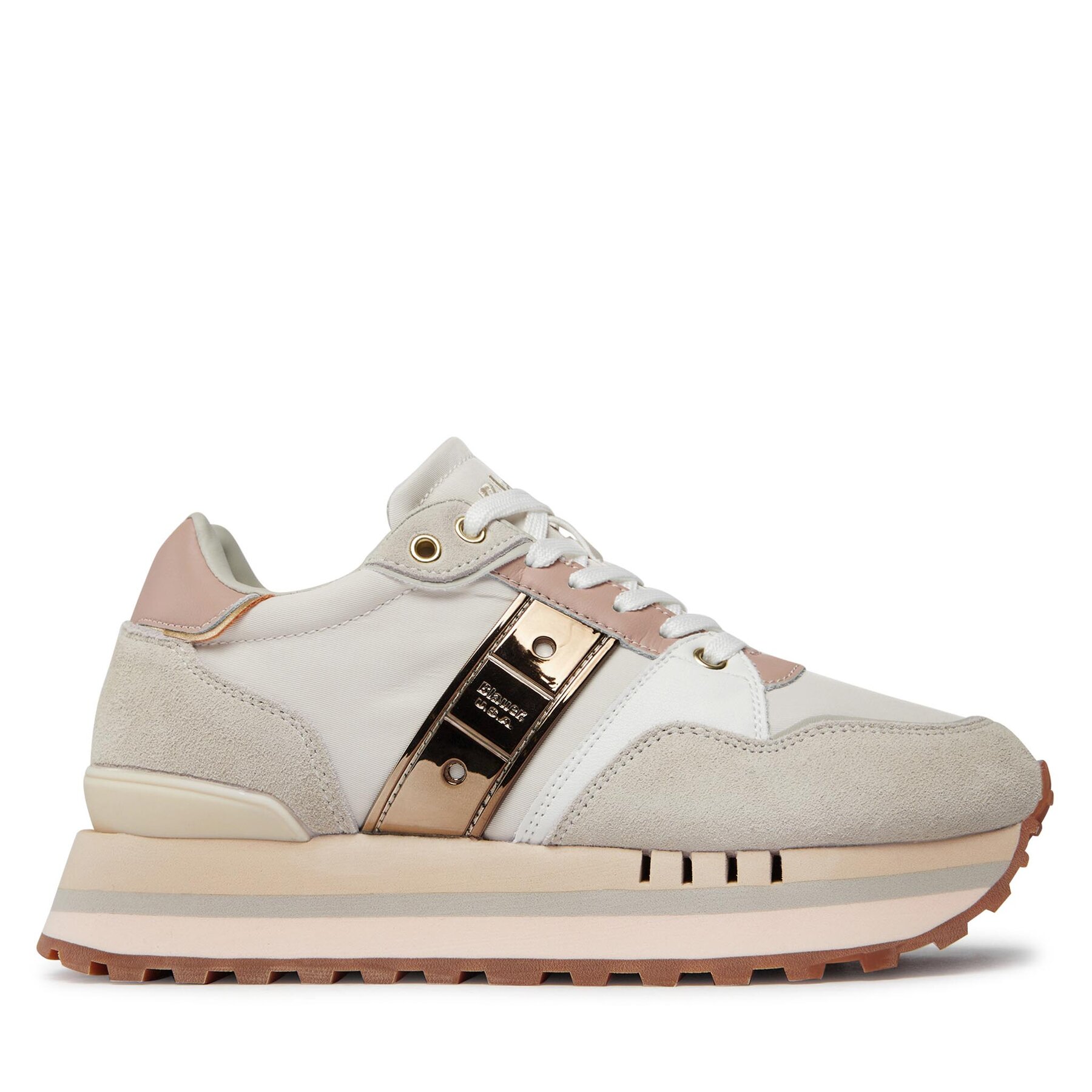 Superge Blauer F3EPPS01/NYS White/Nude WHN