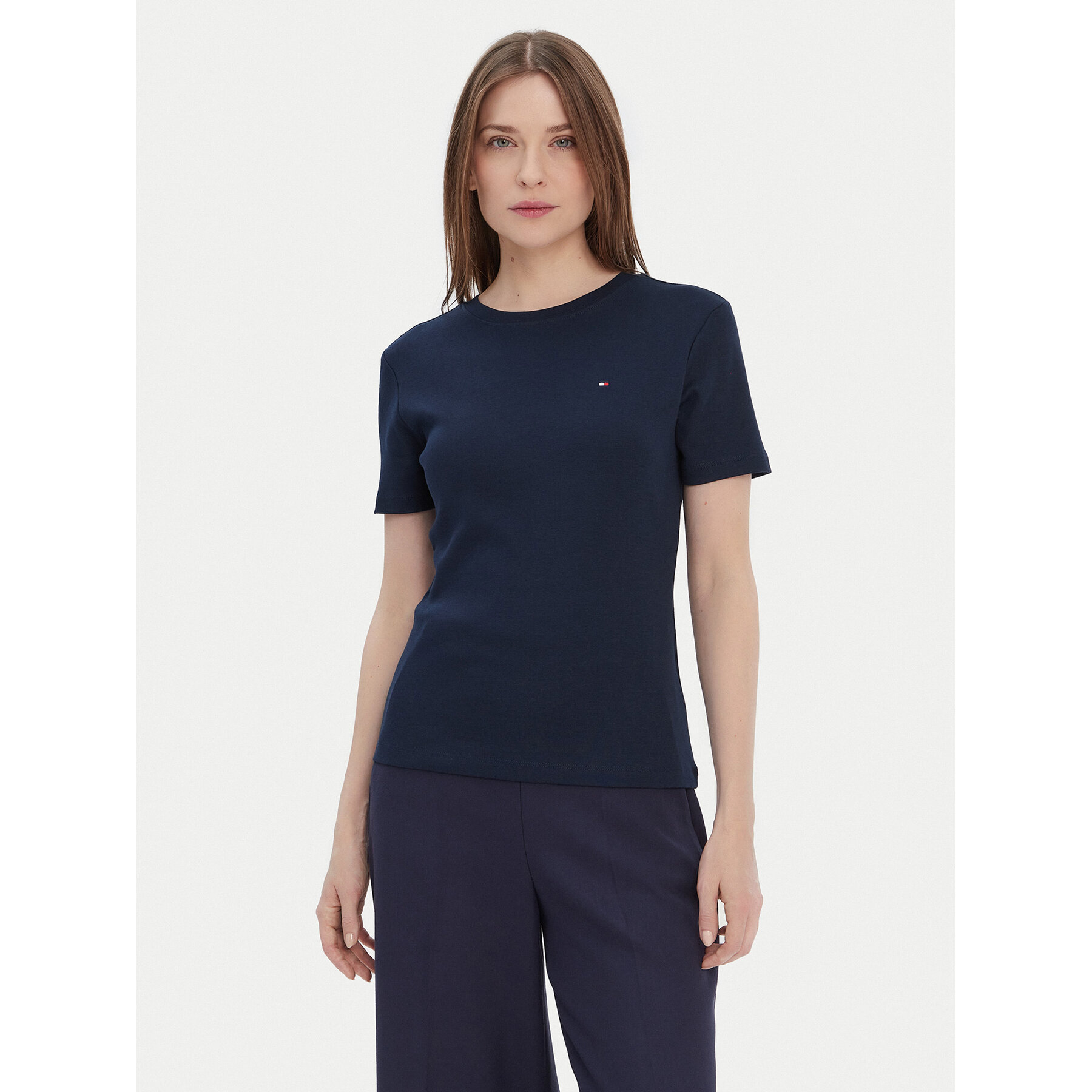 Tommy Hilfiger T-shirt New Cody WW0WW40587 Tamnoplava Regular Fit