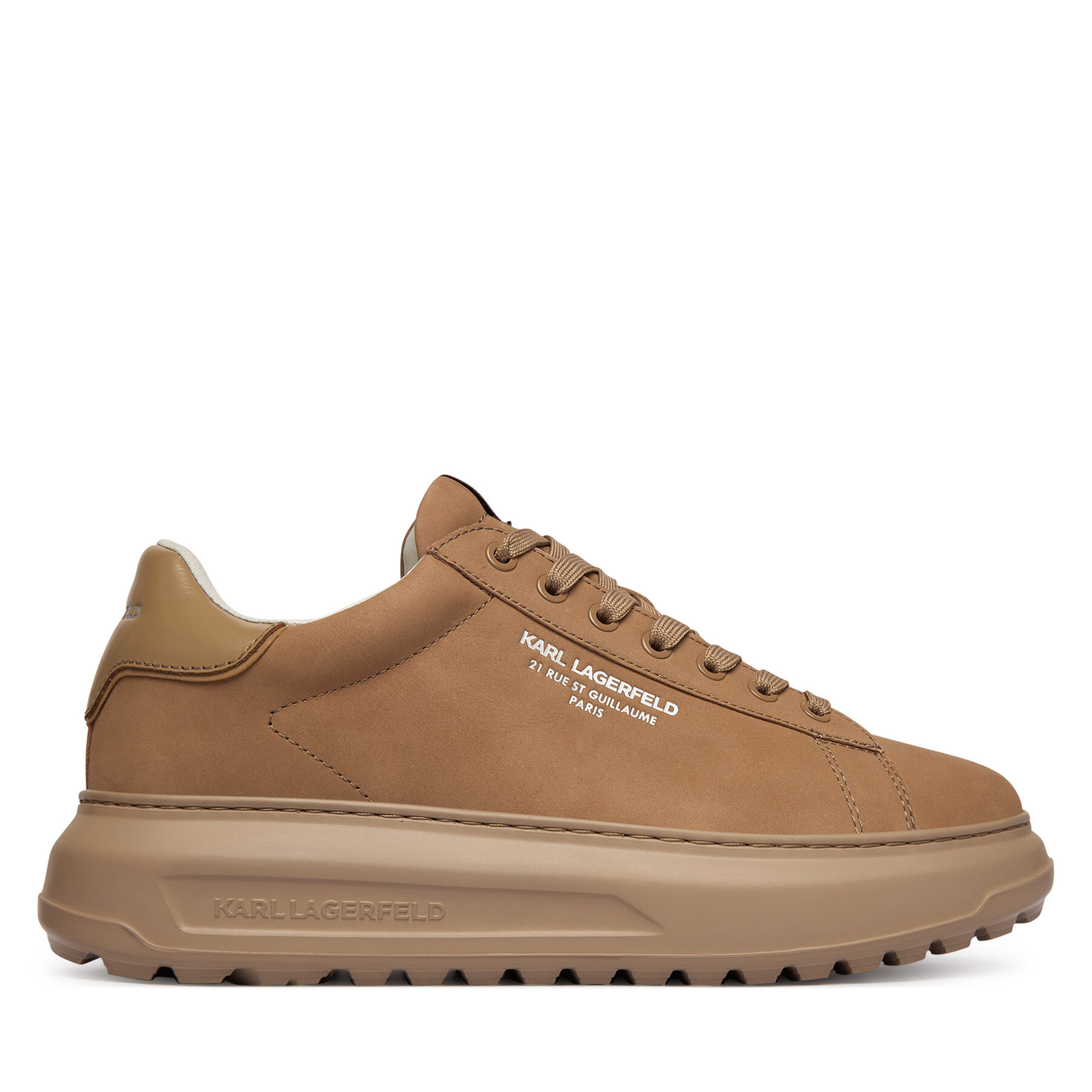 Sneakersy KARL LAGERFELD Kapri Lug KL57522 Béžová