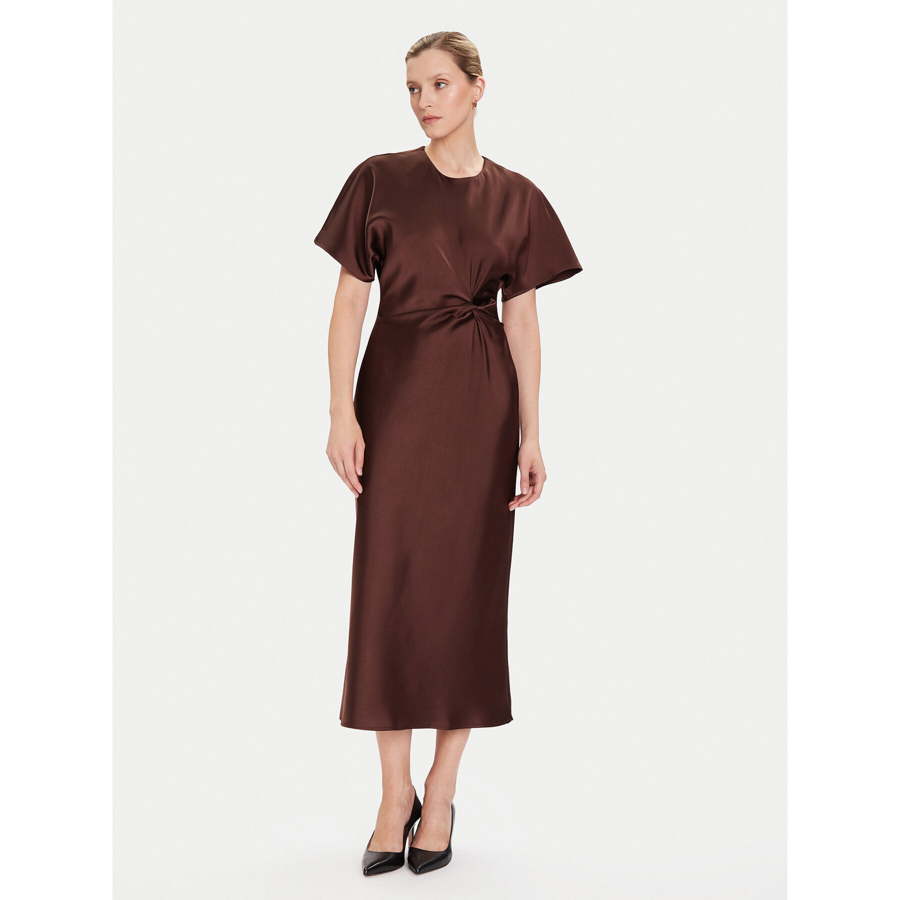 Rinascimento Coctailkleid CFC0125718003 Braun Regular Fit