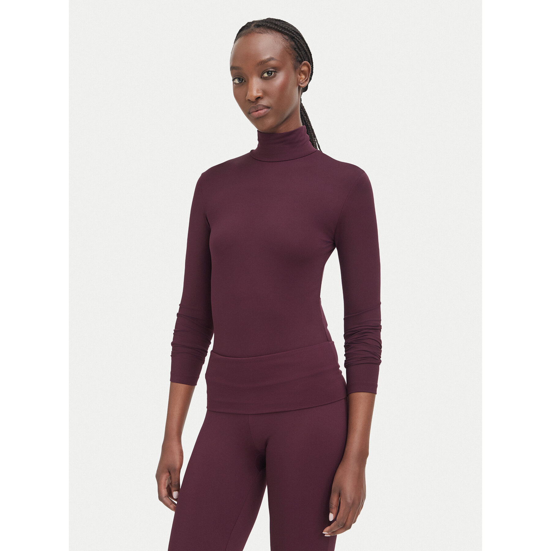 Guess Body V6BP04 K6317 Dunkelrot Slim Fit