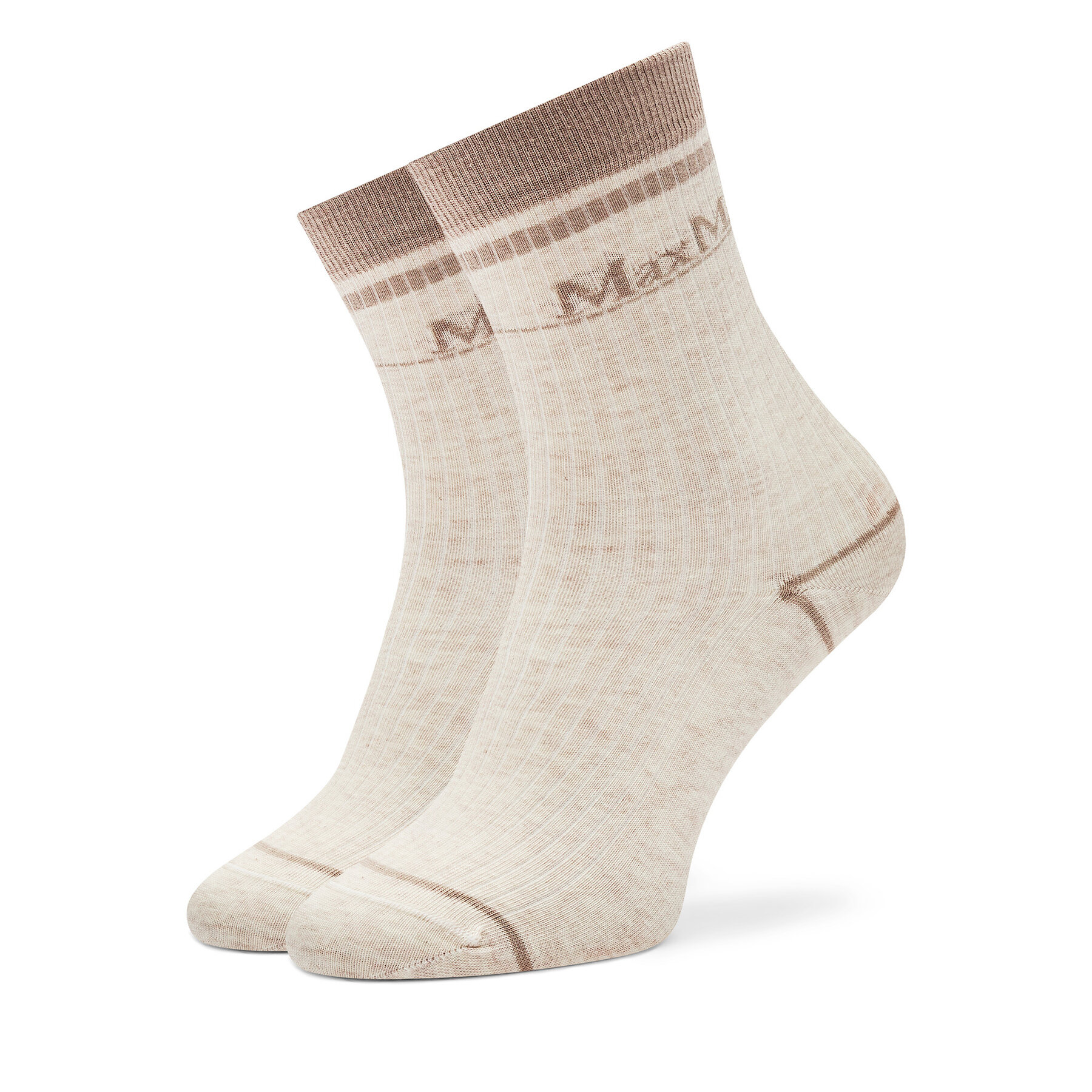 Skarpety wysokie damskie Max Mara Leisure, Rozmiar M_L Beżowy Gabarra 2426556018