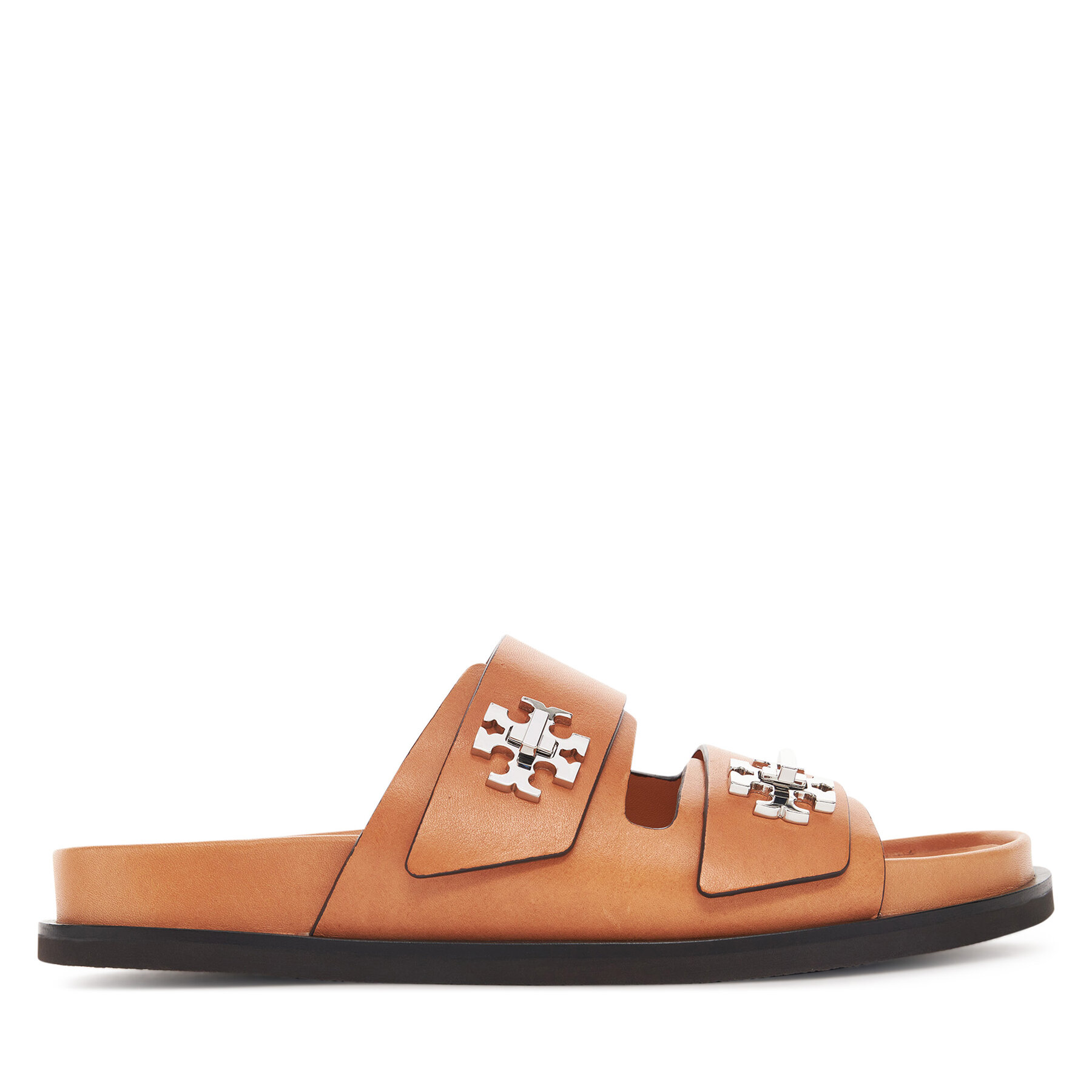 Чехли Tory Burch T Lock Sport Slide 166905 Кафяв