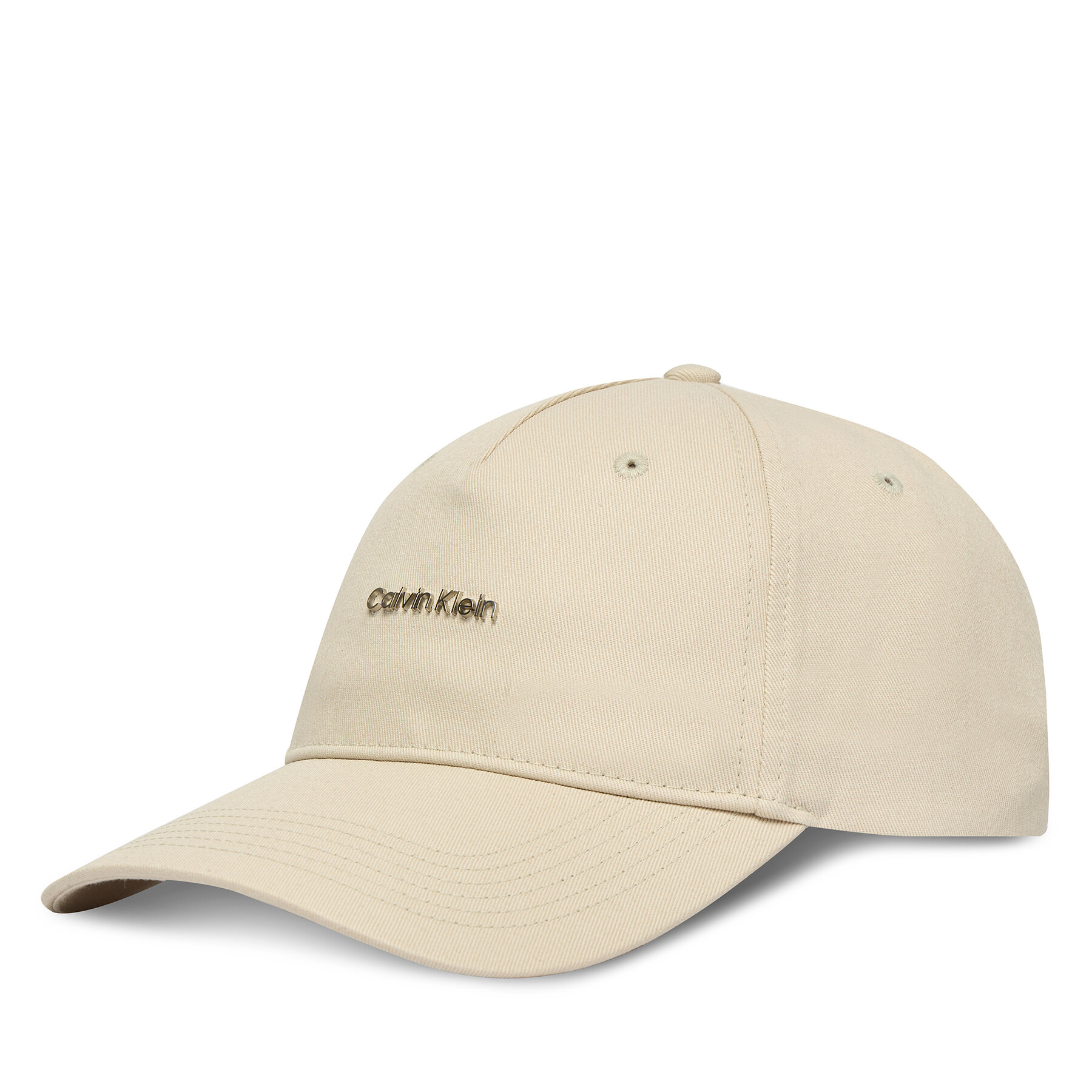 Šiltovka Calvin Klein Coton Twill Standard Logo Hw Cap LV04D5080G Béžová
