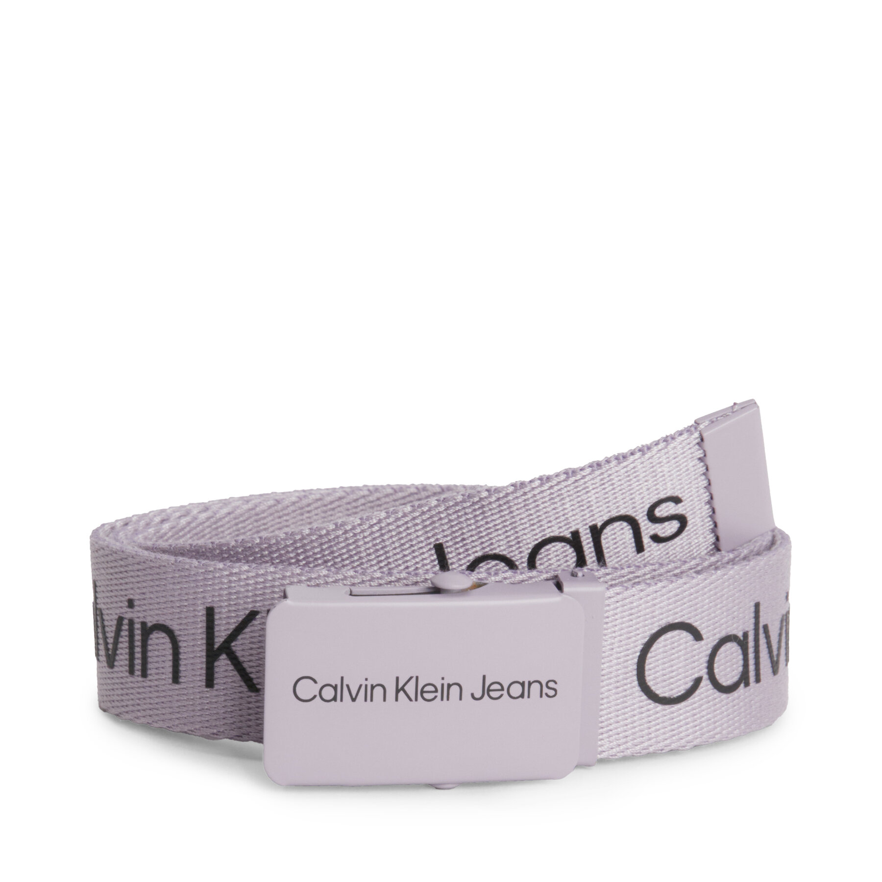 

Дитячий пояс Calvin Klein Jeans Canvas Logo Belt IU0IU00125 PCI, Фіолетовий