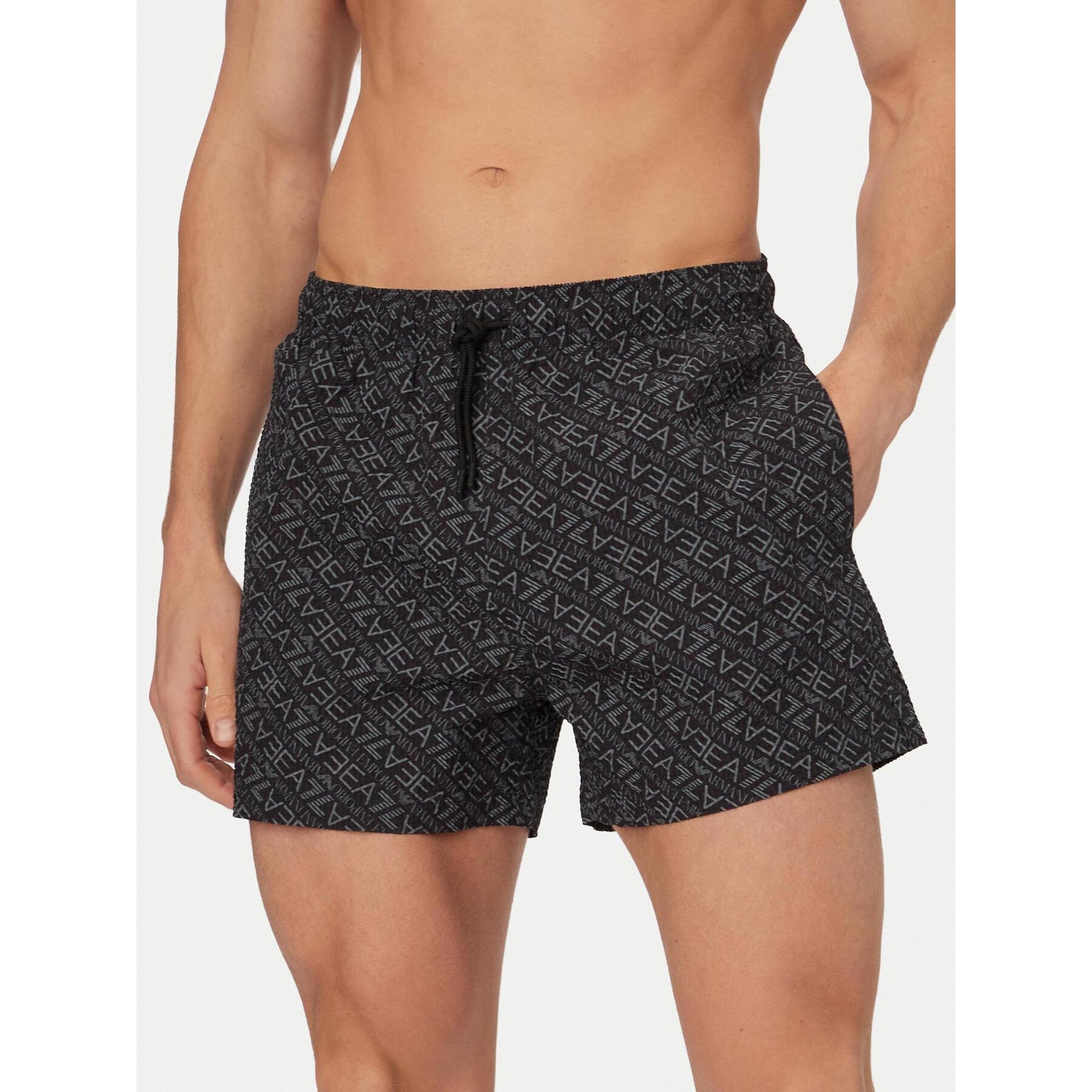 EA7 Emporio Armani Badeshorts 7M001677 AF21249 MC429 Schwarz Regular Fit