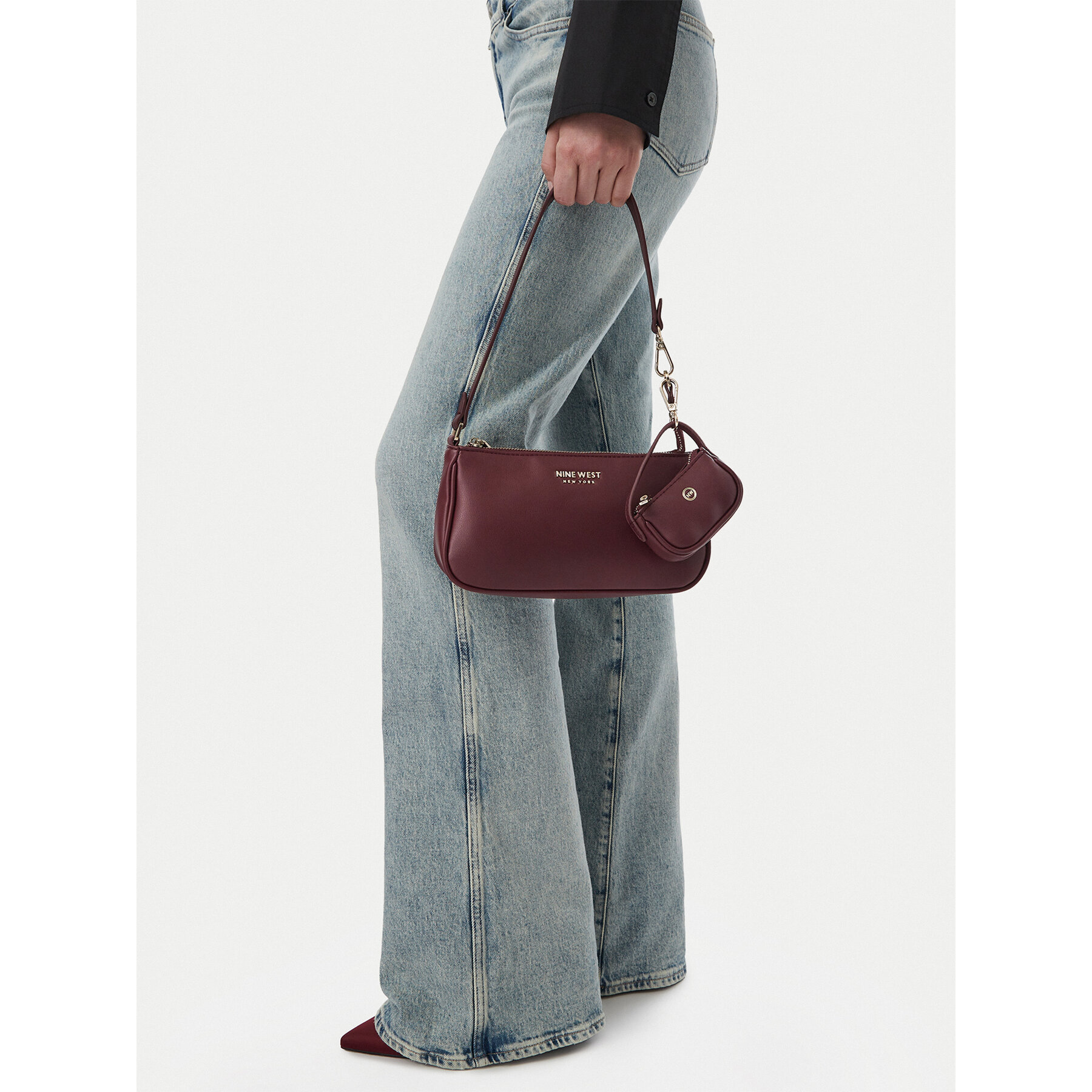 Kabelka Nine West CEO-VELVET CHARM-LA374-4788 Bordó