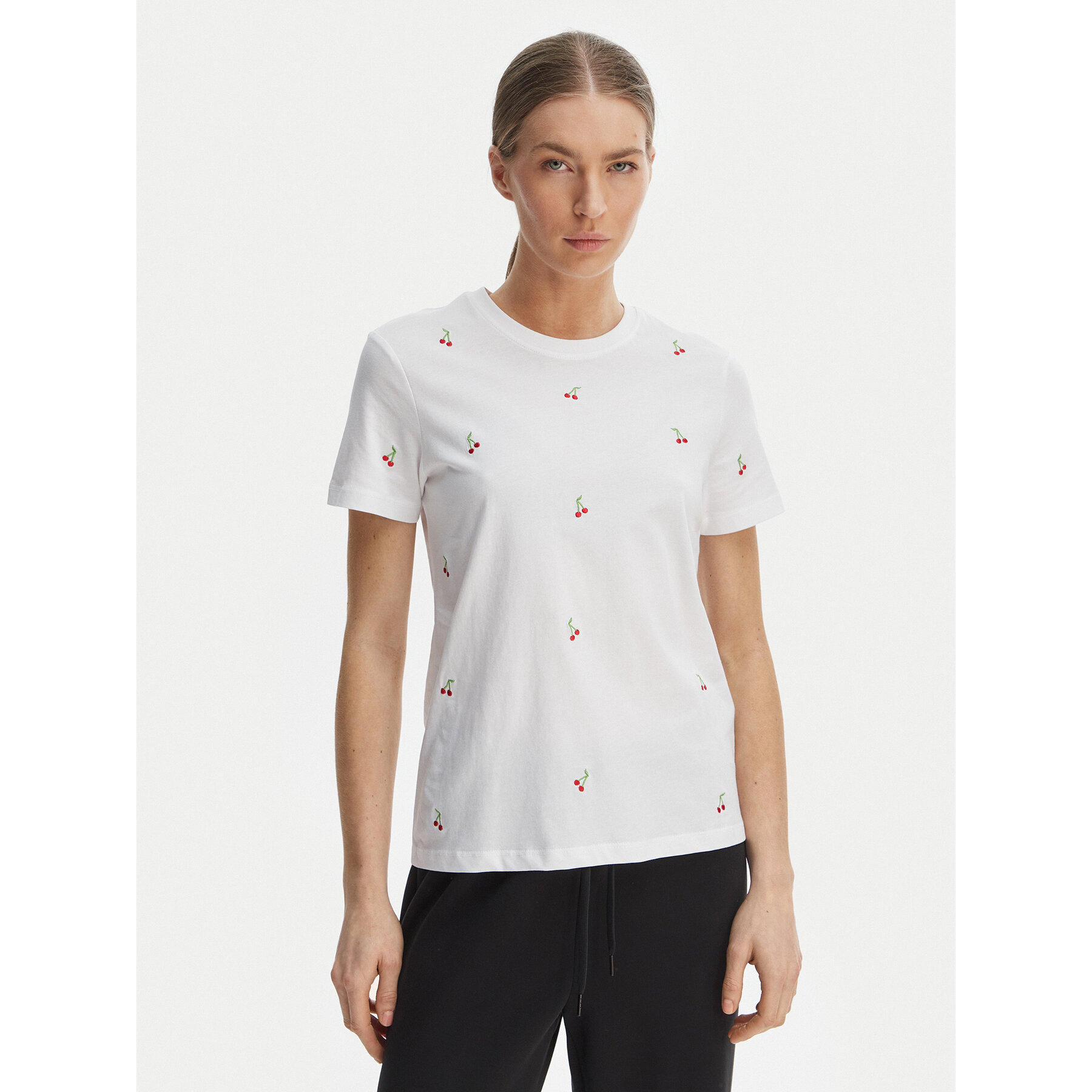 ONLY T-Shirt Ketty 15288473 Λευκό Regular Fit