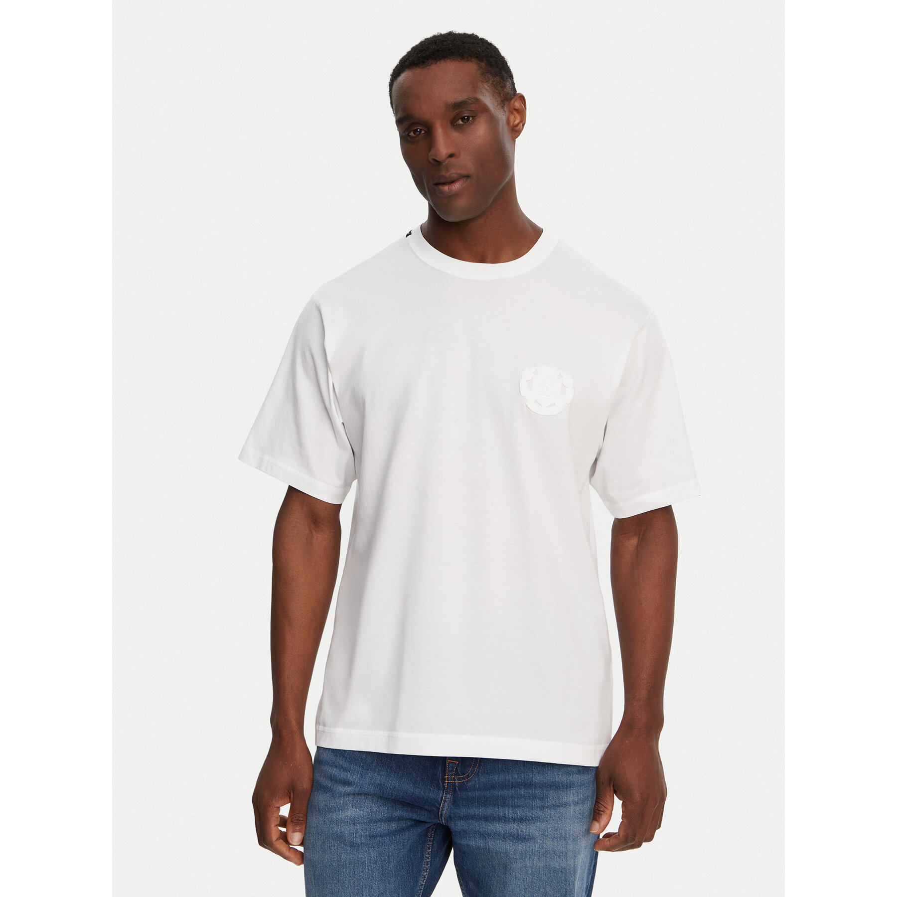 Dolce&Gabbana T-Shirt G8PN9Z G7NYJ Λευκό Regular Fit