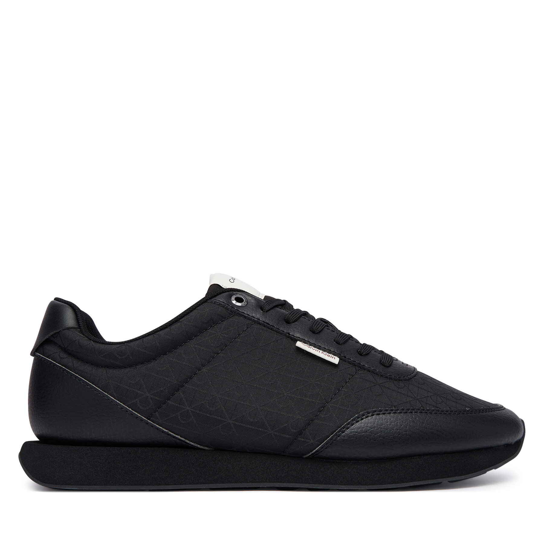 Tenisice Calvin Klein Retro Runner T Lth Aop Ny HM0HM02213 Crna