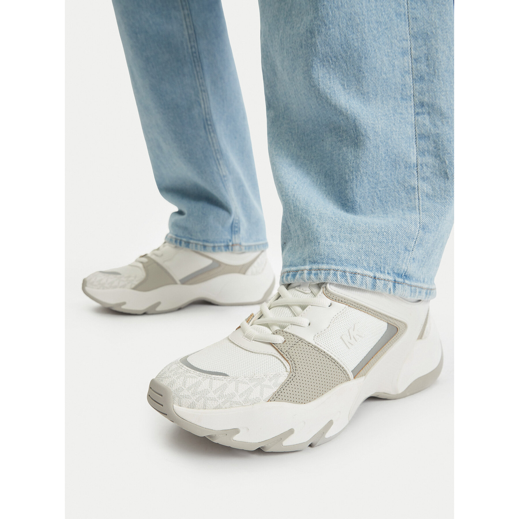 Sneakers MICHAEL Michael Kors 42S6CHFS1D Alb