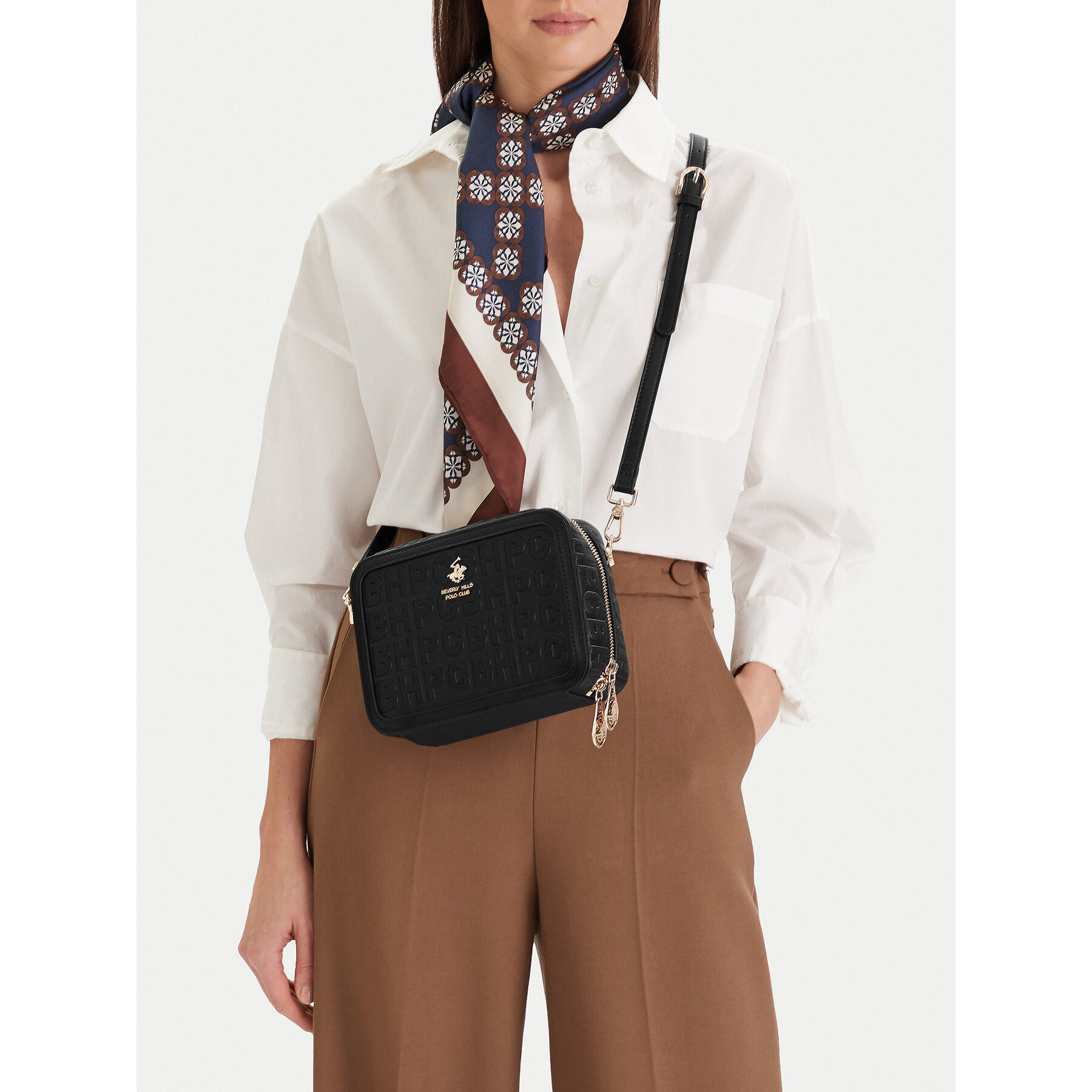 Дамска чанта Beverly Hills Polo Club EO-BHPC-S-001-09 Черен