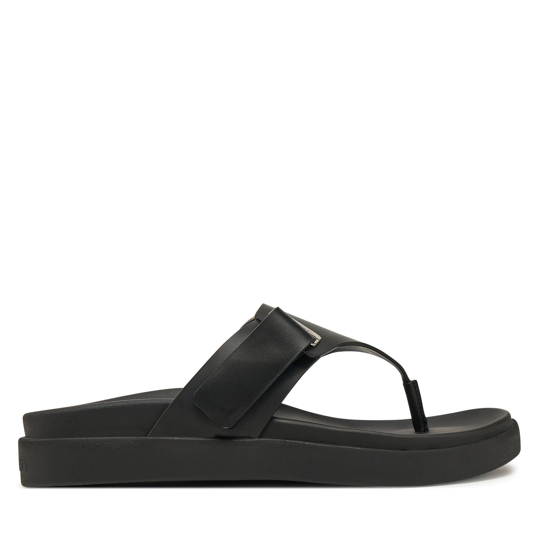 Sandale Calvin Klein Flat Adj Tp Eyelet HW0HW02349 Negru