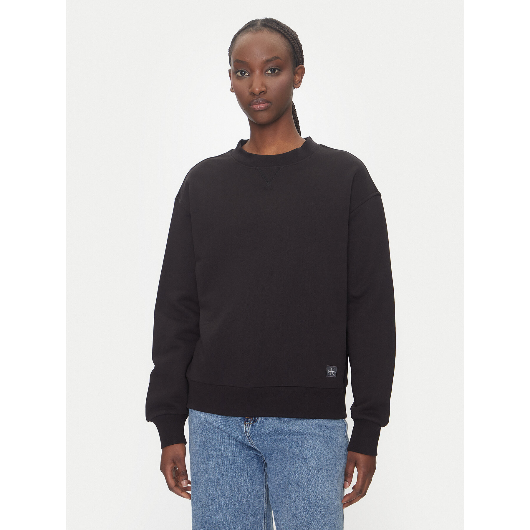 Calvin Klein Jeans Sweatshirt LV047B238G Schwarz Regular Fit
