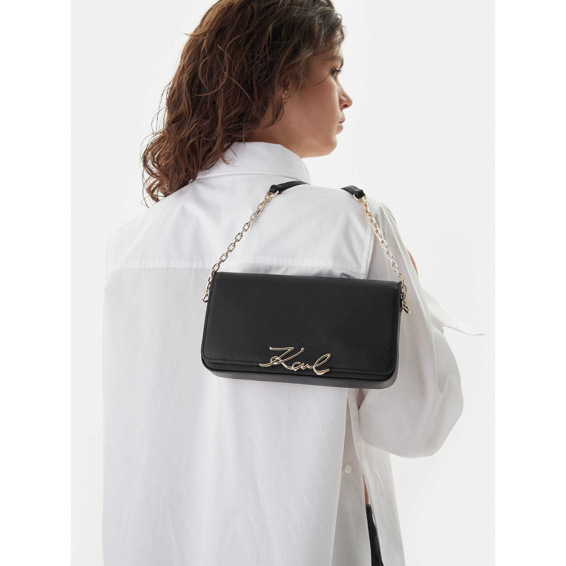 Geantă KARL LAGERFELD B1W32037 Negru