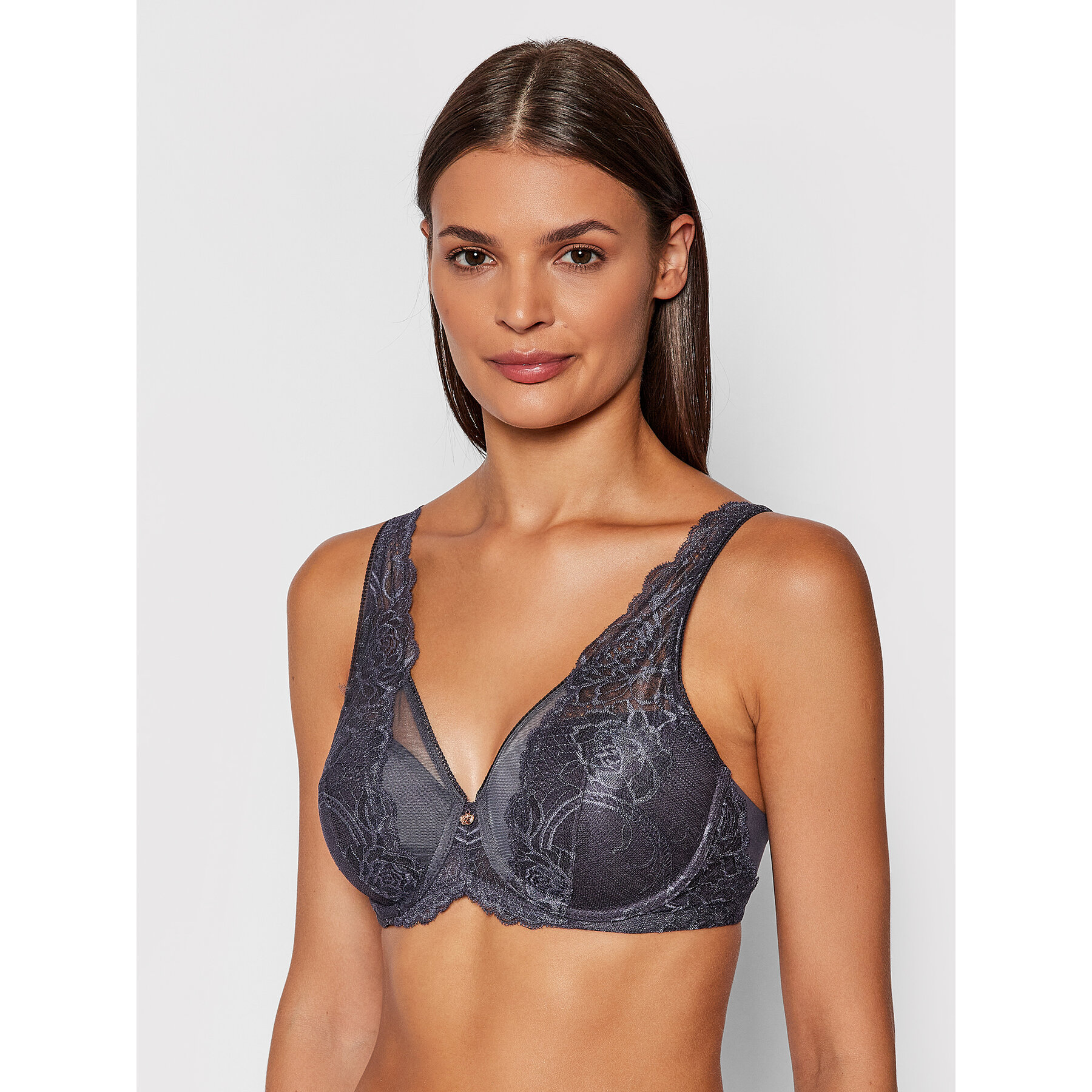 Triumph Triumph Σουτιέν με μπανέλα Wild Peony Florale 10209627 Γκρι