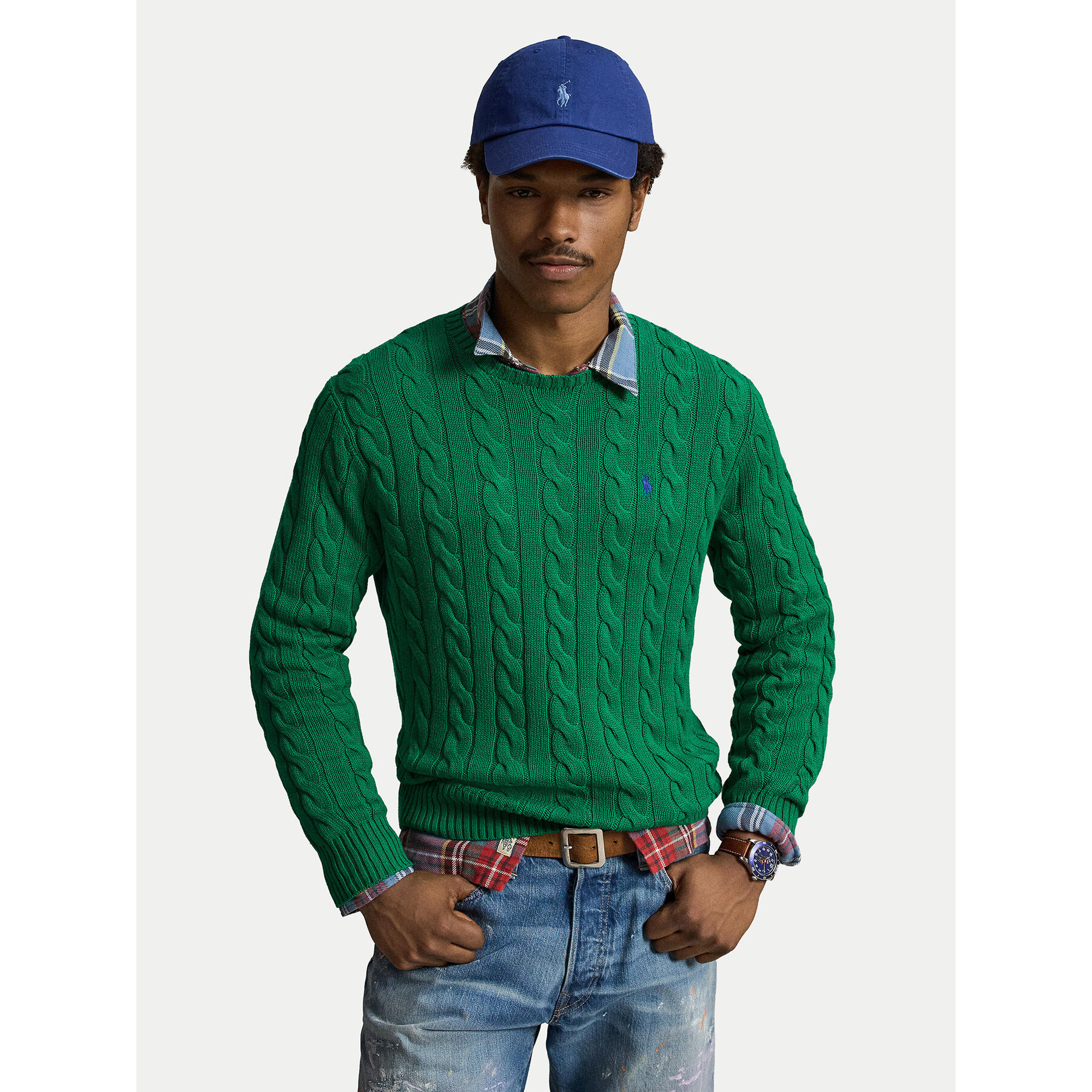 Polo Ralph Lauren Pullover 710775885552 Dunkelgrün Regular Fit