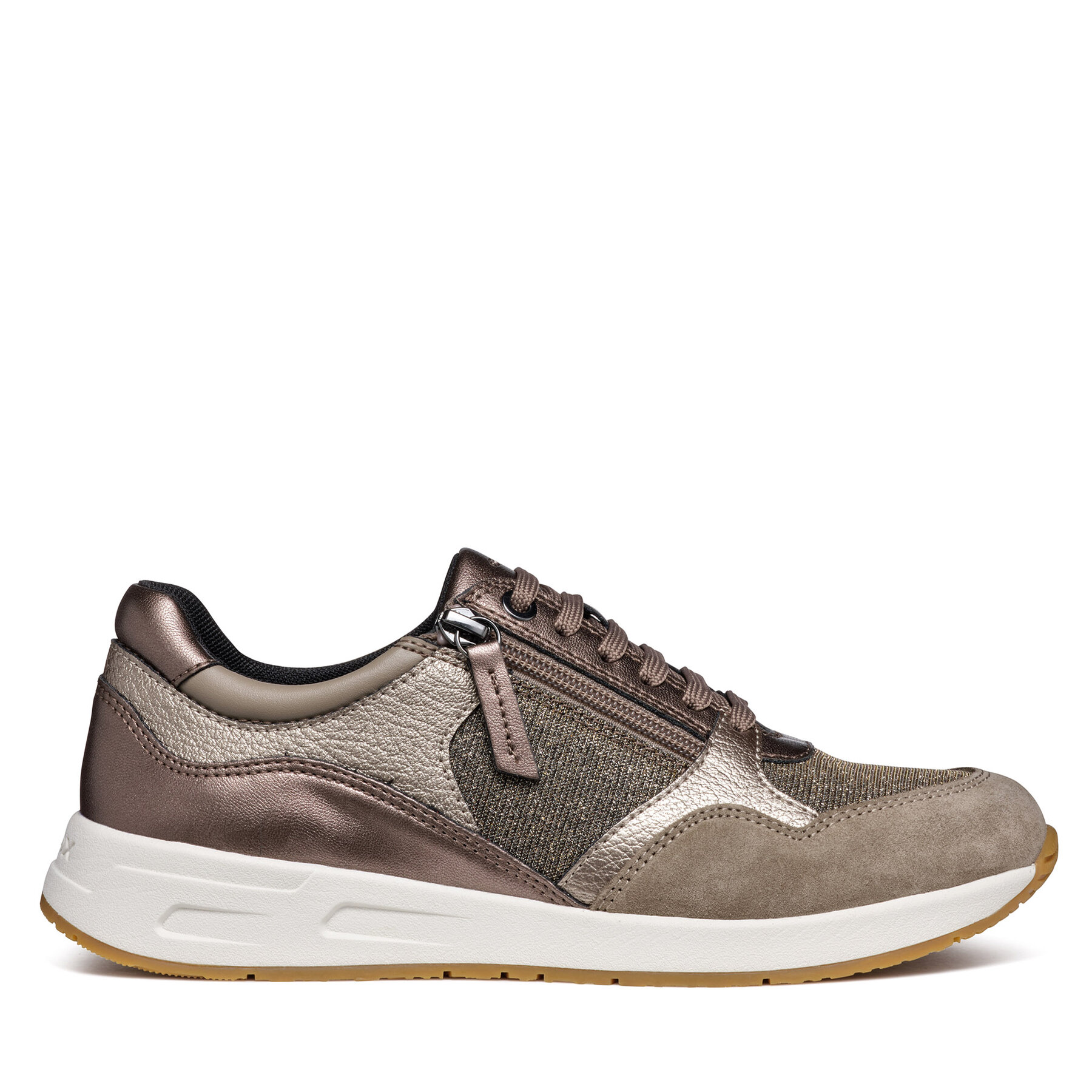 Damen Sneakers Geox, Schuhgröße 40, Beige, D Bulmya D36NQB 0LY2N C6226