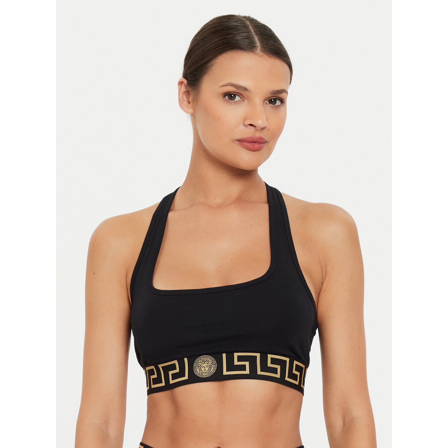 Versace Versace Σουτιέν τοπ AUD01039 1A10011 Μαύρο