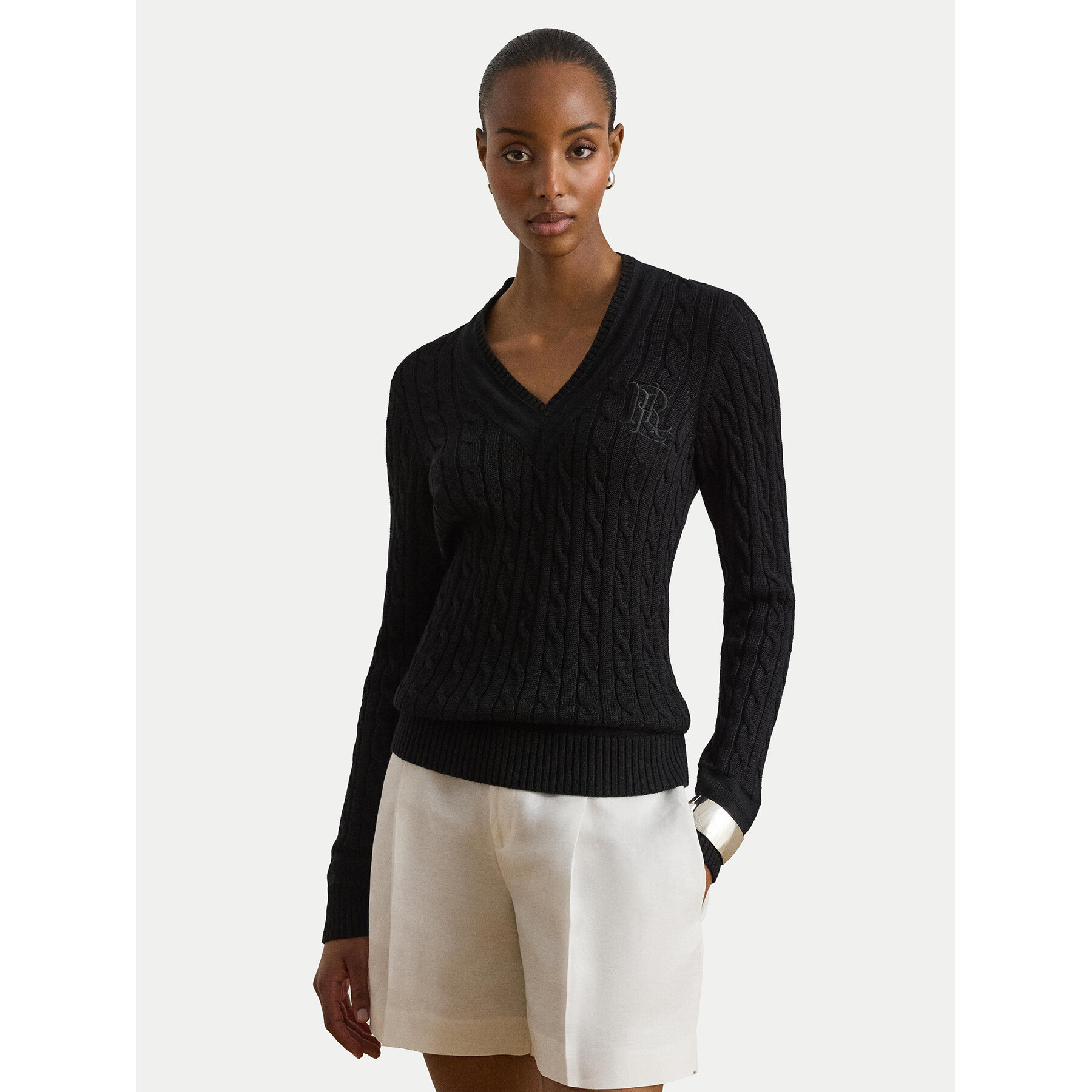 LAUREN RALPH LAUREN Pullover Meren 200888795004 Schwarz Regular Fit