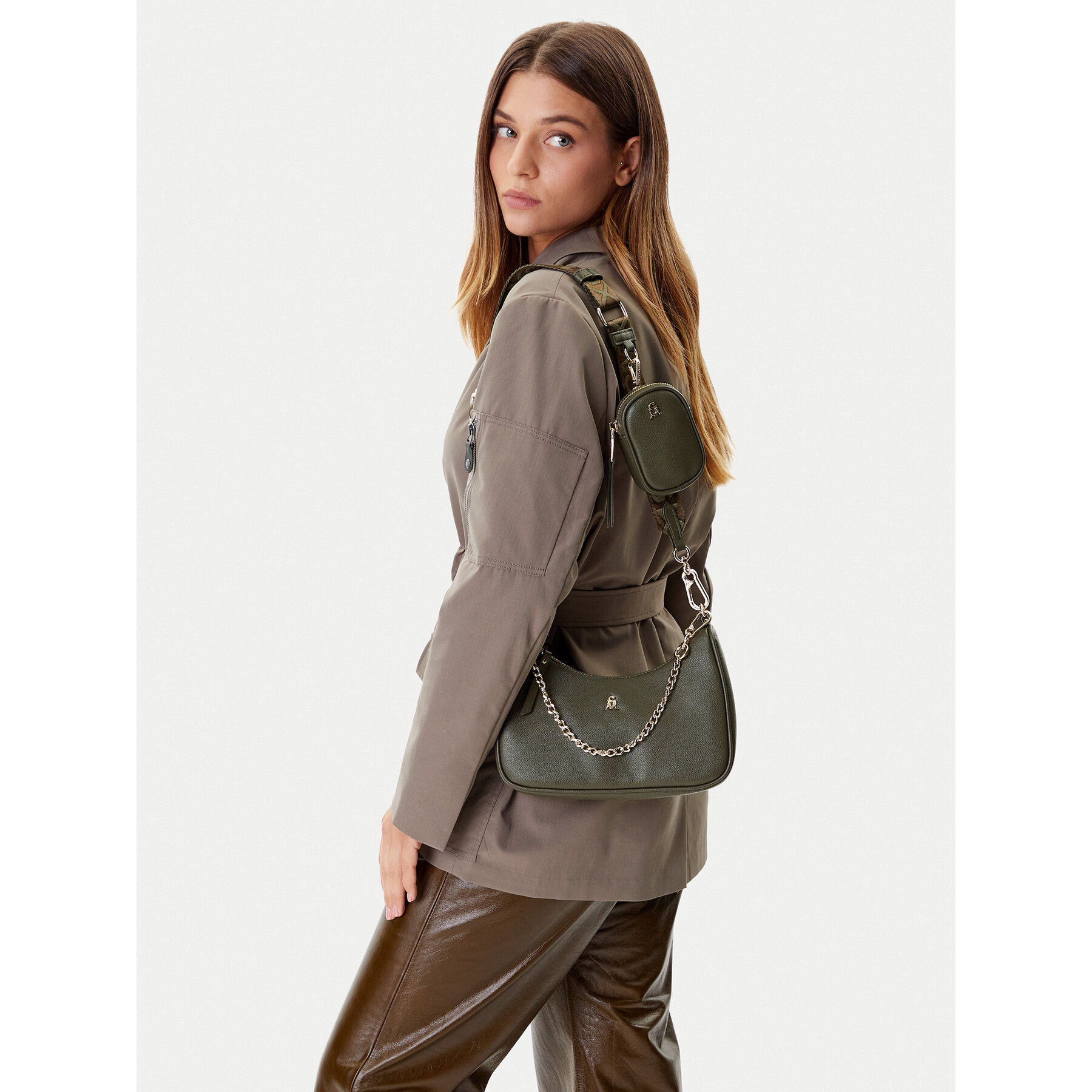 Ročna torba Steve Madden Bhabit SM13001828 Zelena