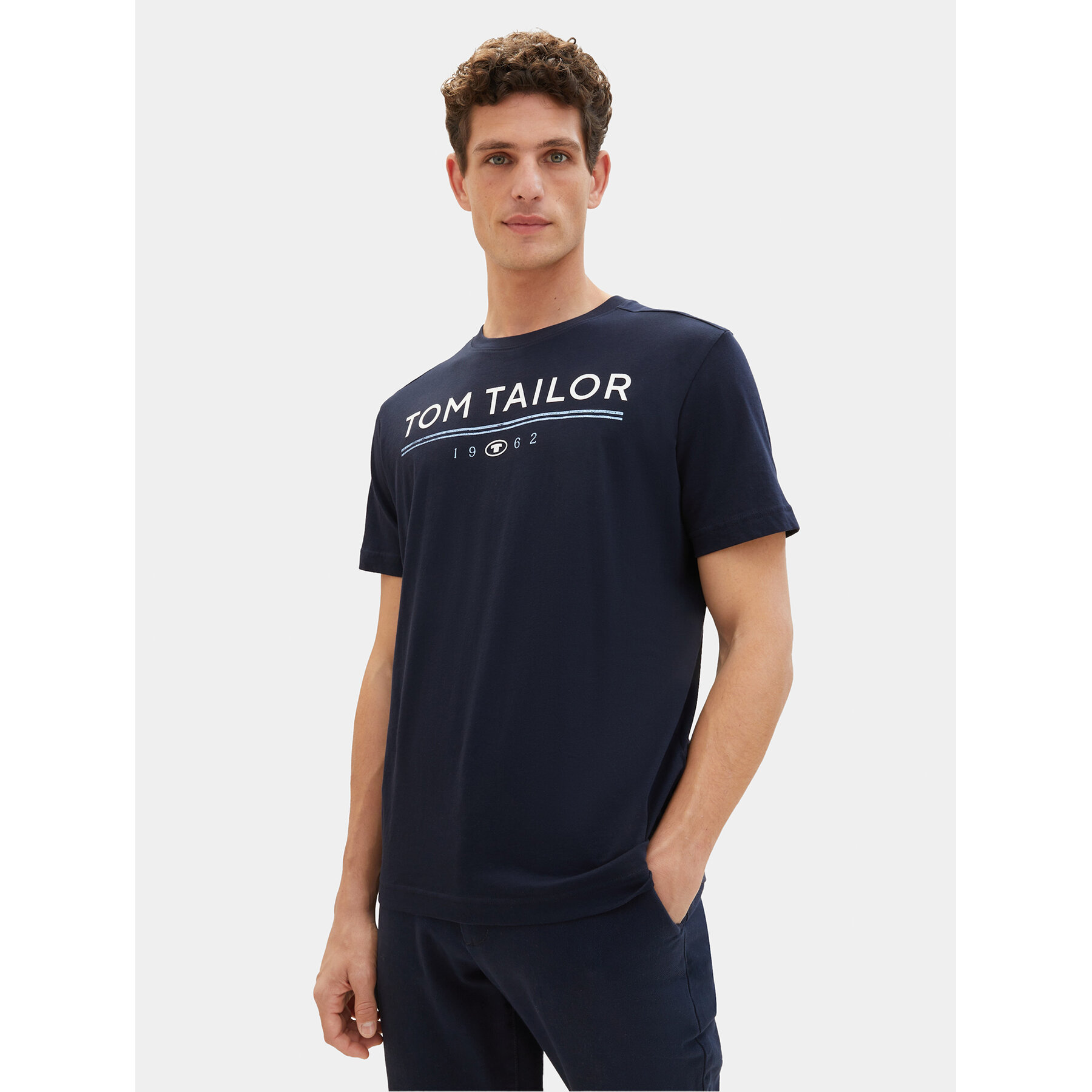 Tom Tailor Póló 1040988 Sötétkék Regular Fit