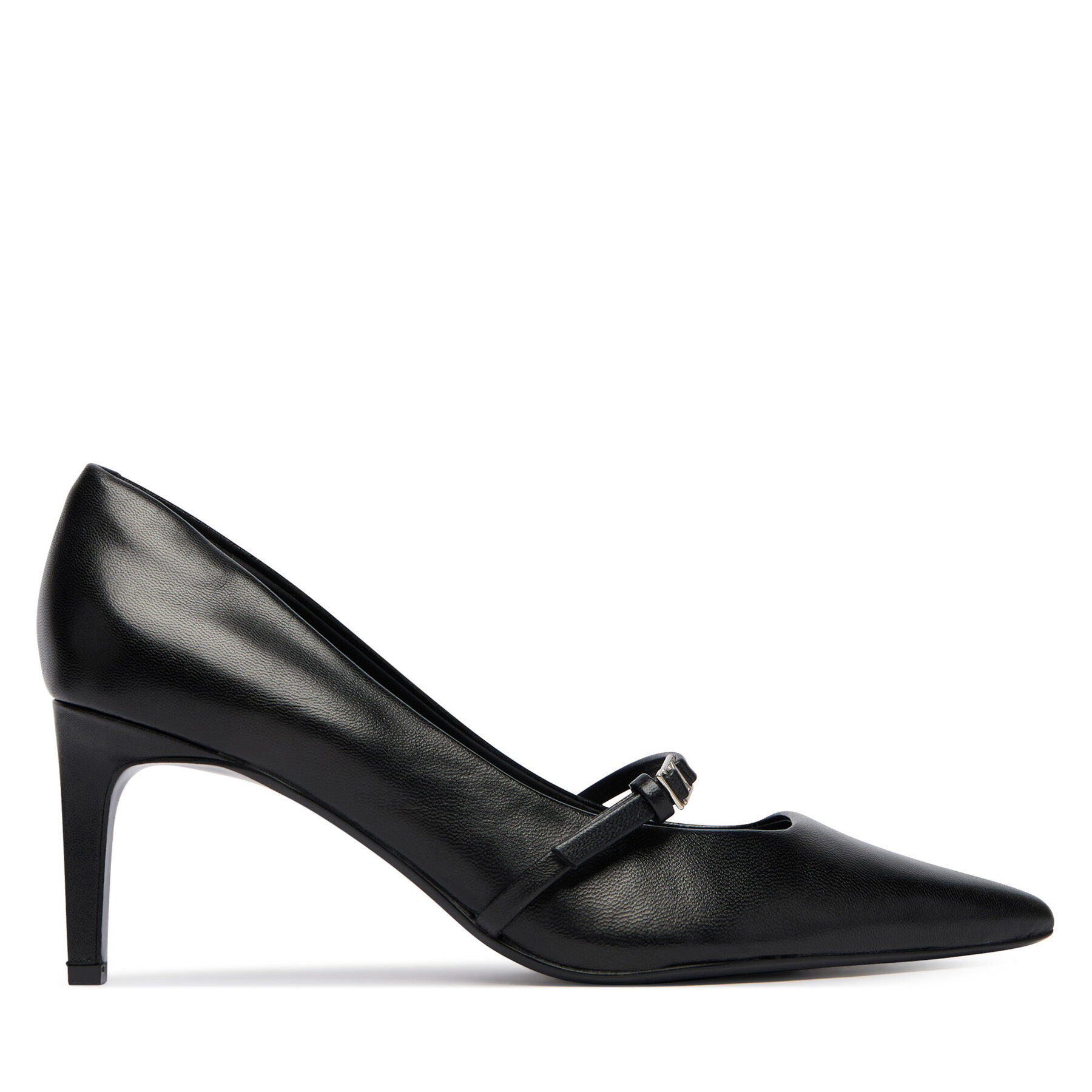 Pantofi pumps Calvin Klein Ess Stiletto 70 Mj Lth Hdw HW0HW02952 Negru