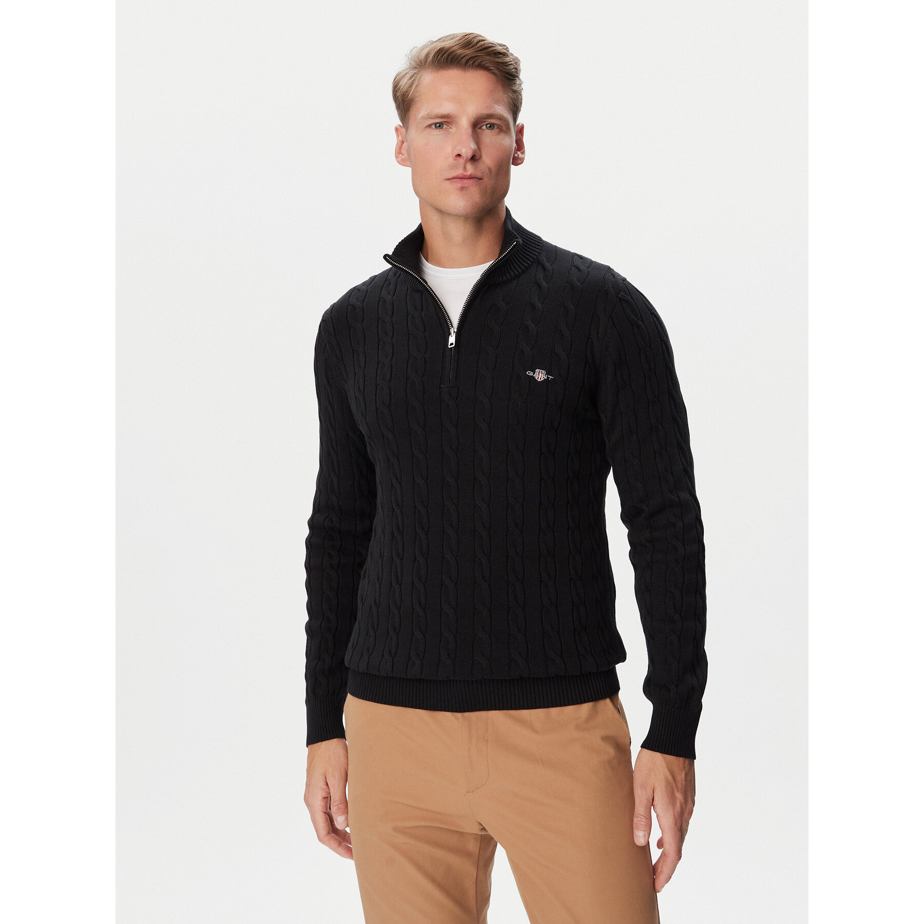 Gant Pullover 8050603 Schwarz Regular Fit