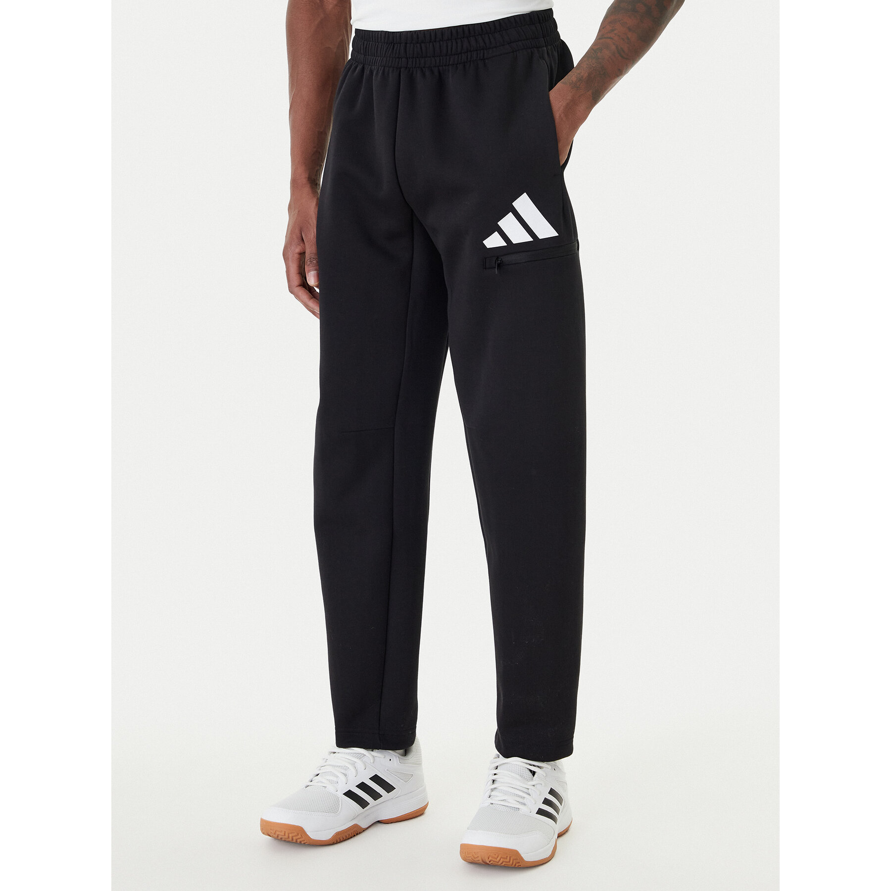 adidas Jogginghose Future Icons 3 Bar JZ9399 Schwarz Regular Fit