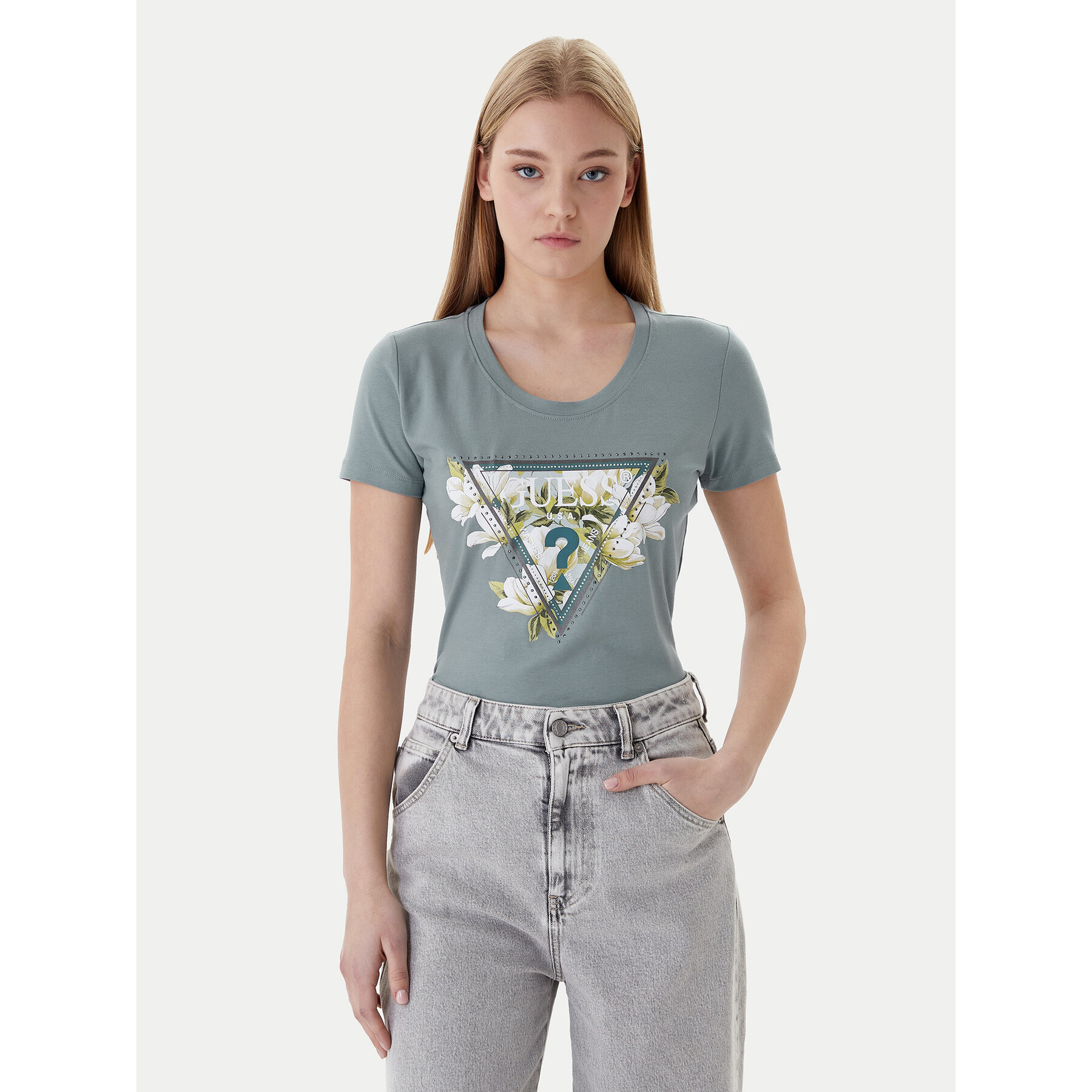 Guess Póló W6RI35 J1314 Slim Fit