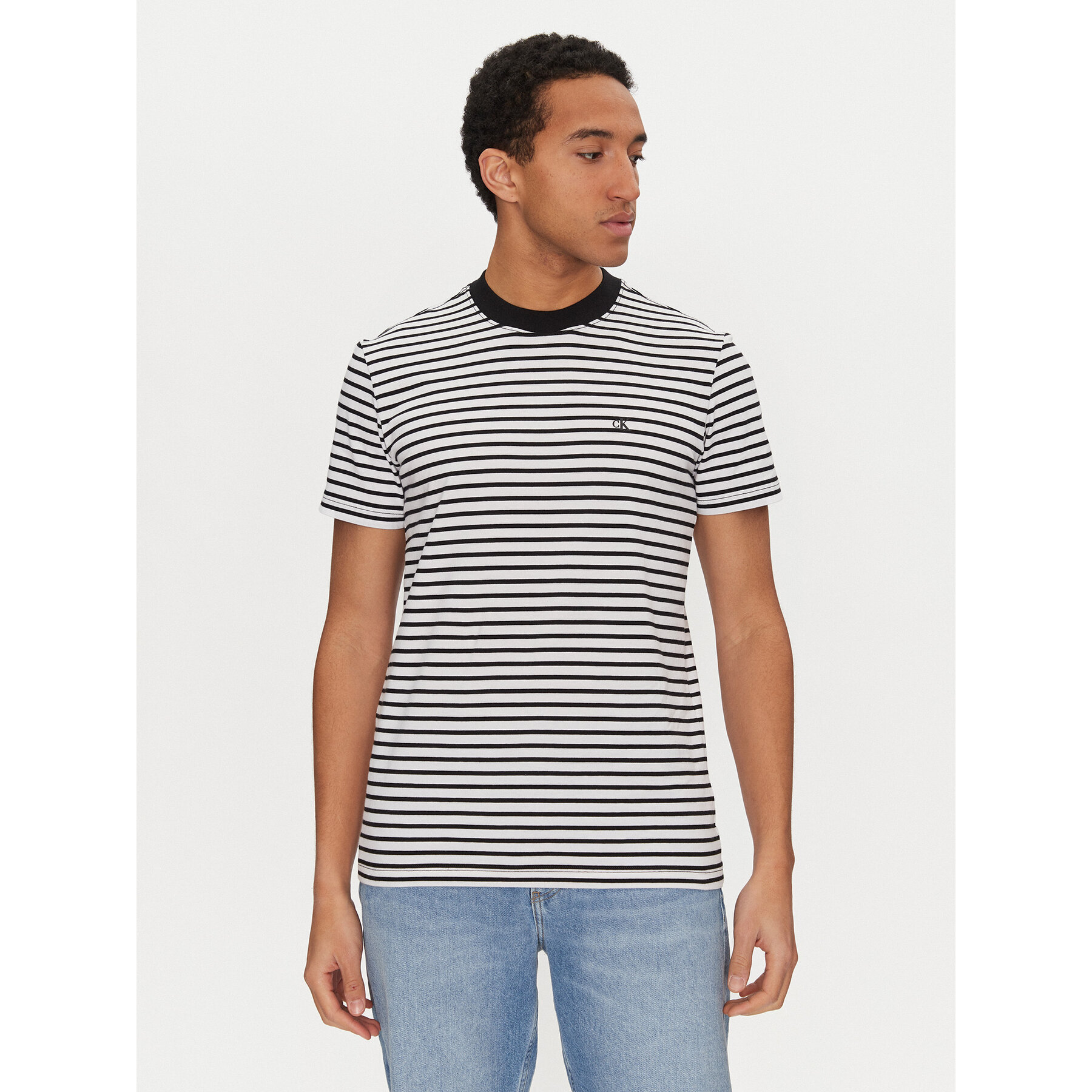 Calvin Klein Jeans Póló J30J326683 Fekete Regular Fit